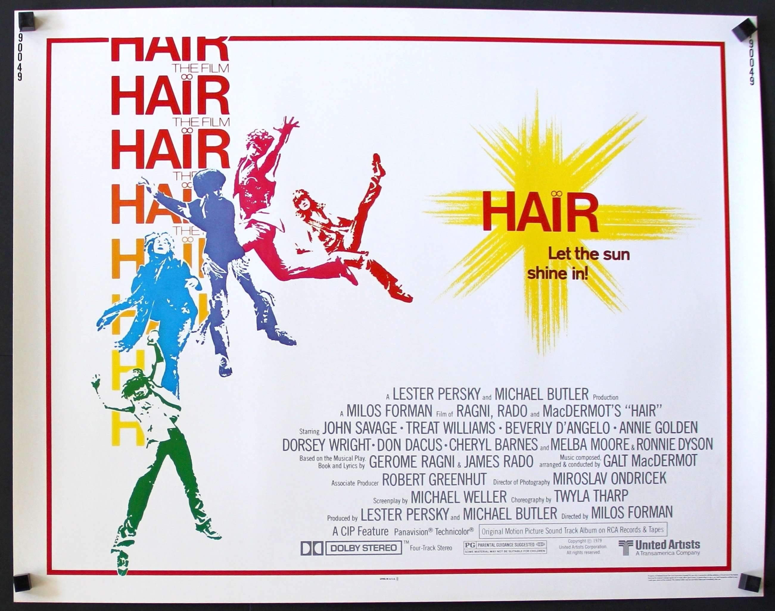 Hair (1979) original movie poster for sale at Originalfilmart