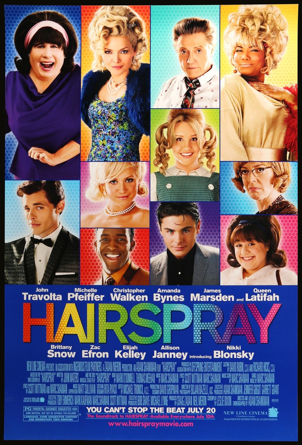 Hairspray (2007) original movie poster for sale at Originalfilmart