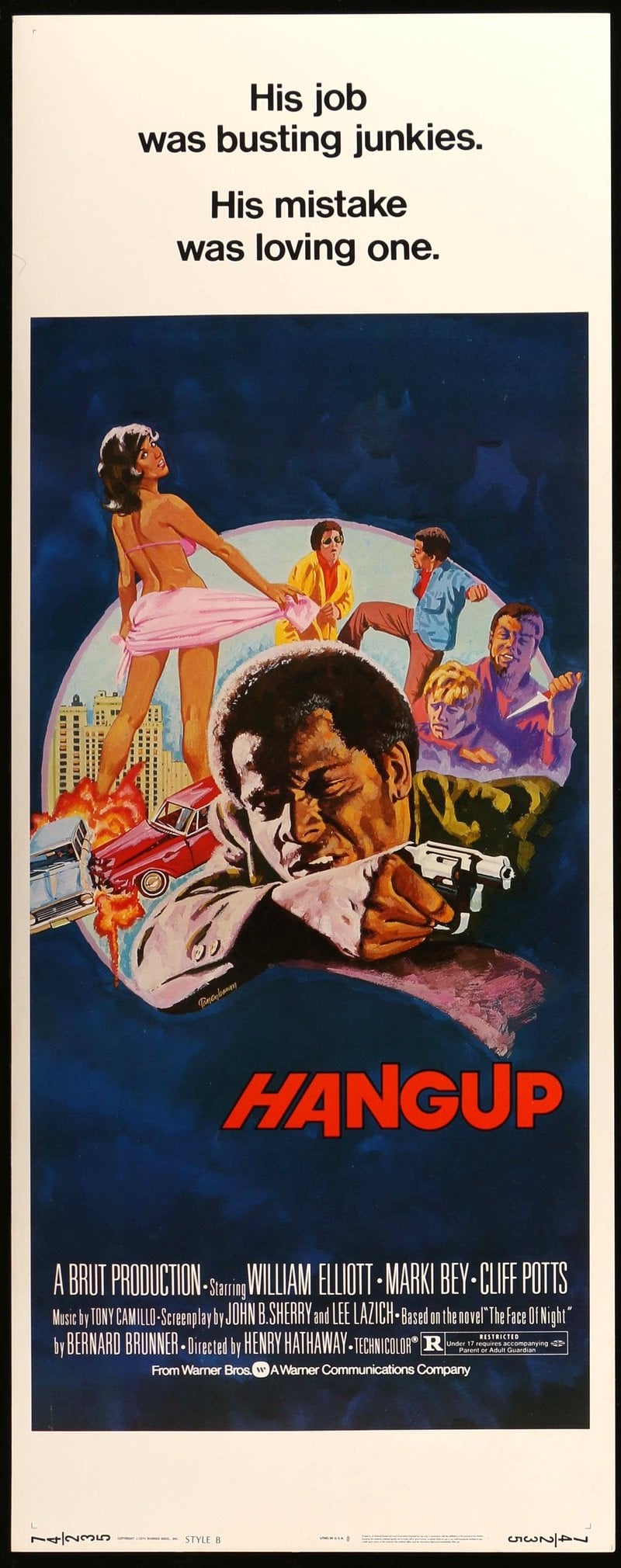 Hangup (1974) original movie poster for sale at Originalfilmart