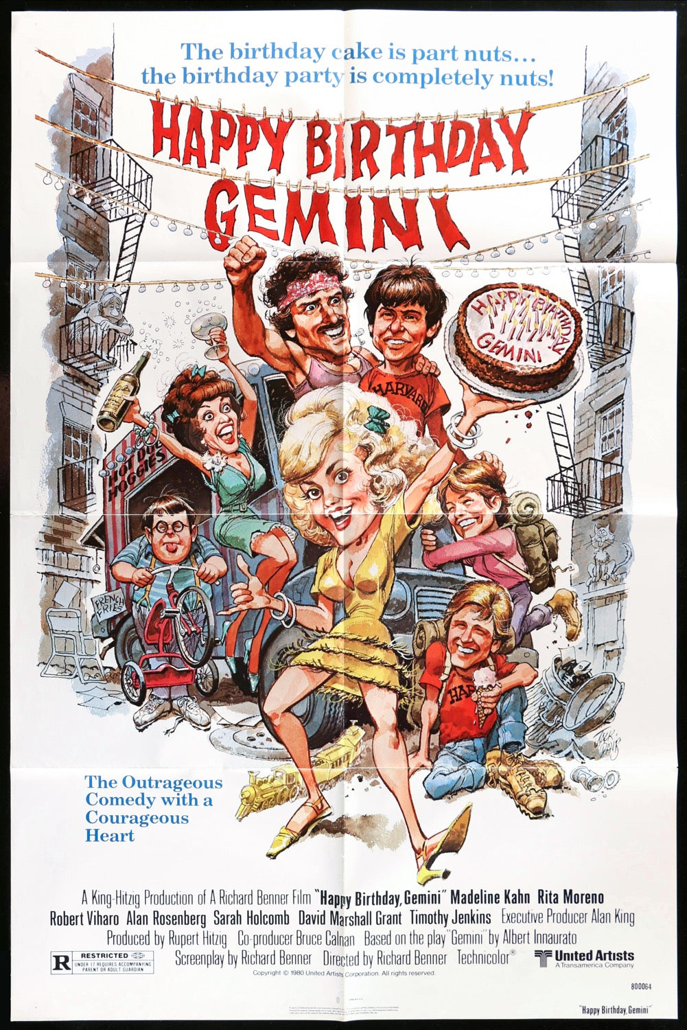 Happy Birthday Gemini (1980) original movie poster for sale at Originalfilmart