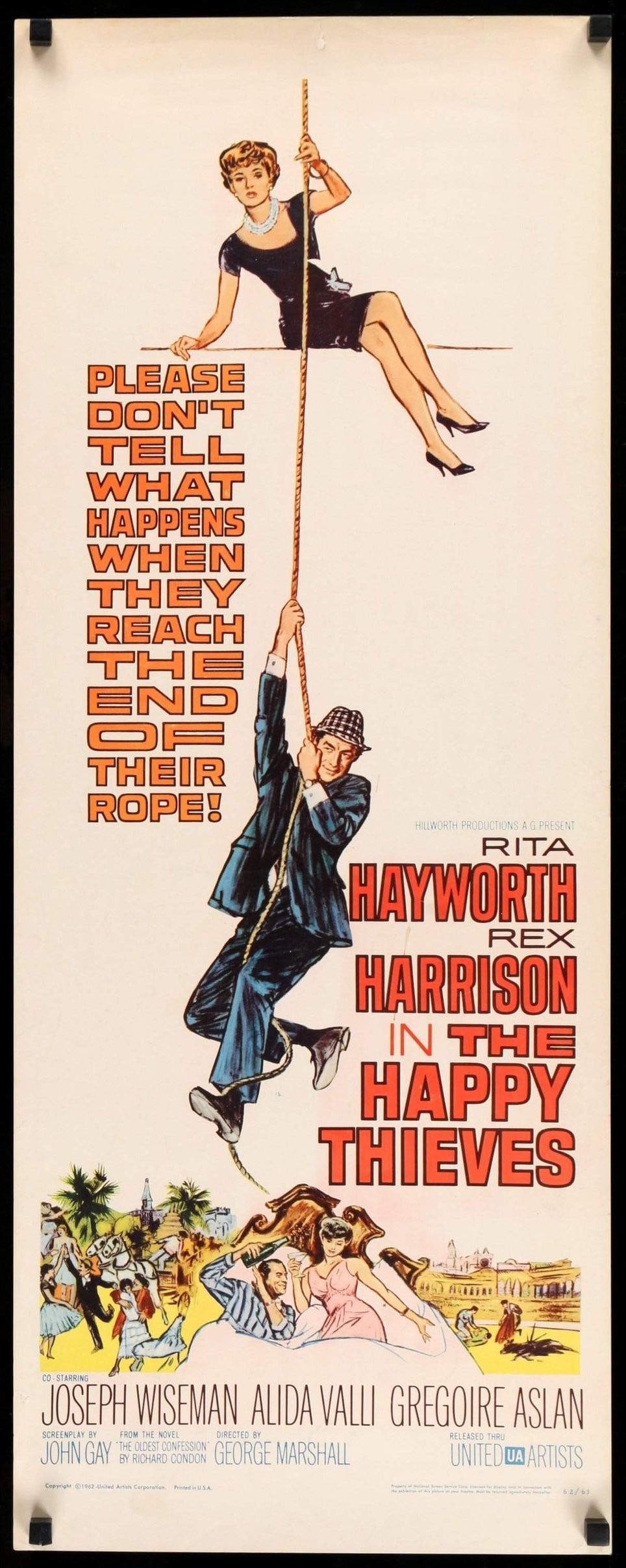 Happy Thieves (1962) original movie poster for sale at Originalfilmart