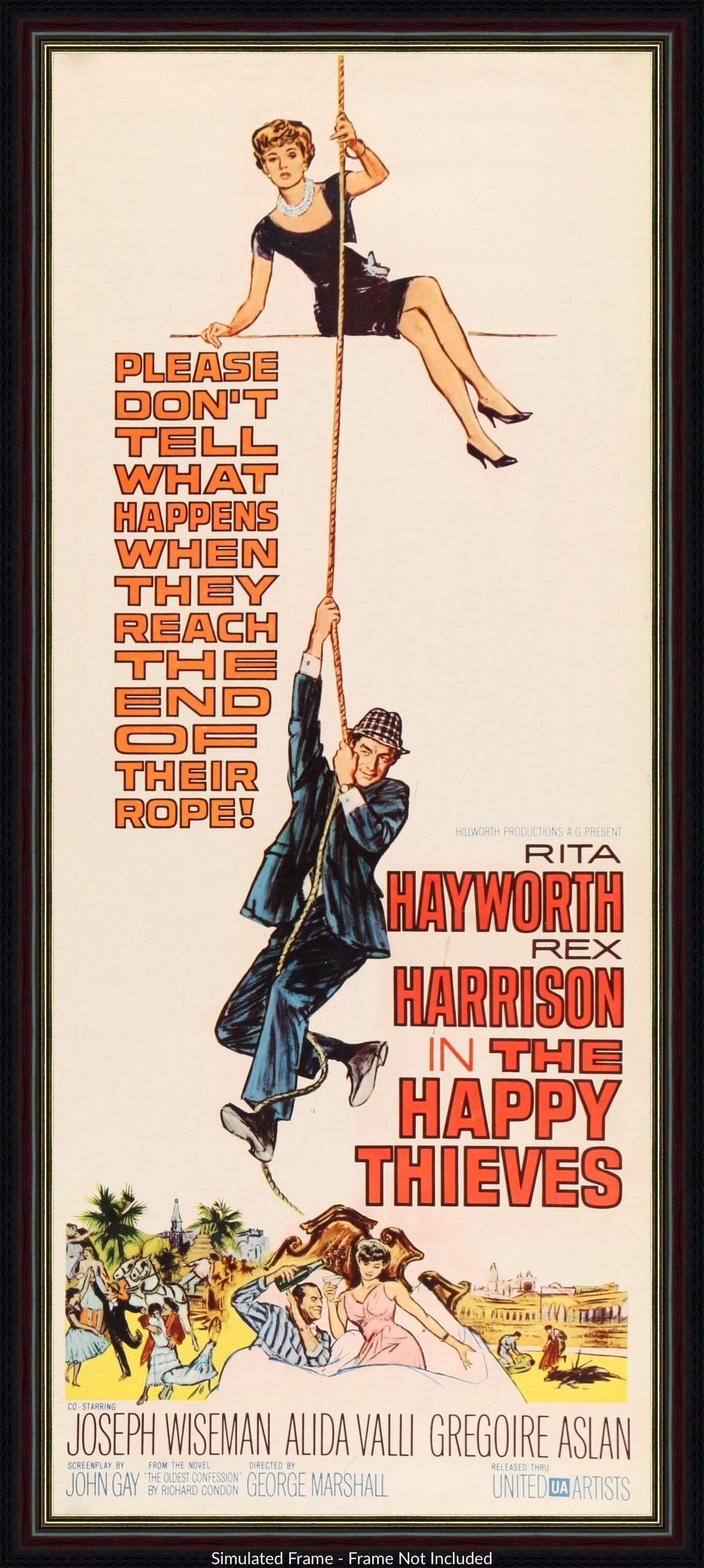 Happy Thieves (1962) original movie poster for sale at Originalfilmart