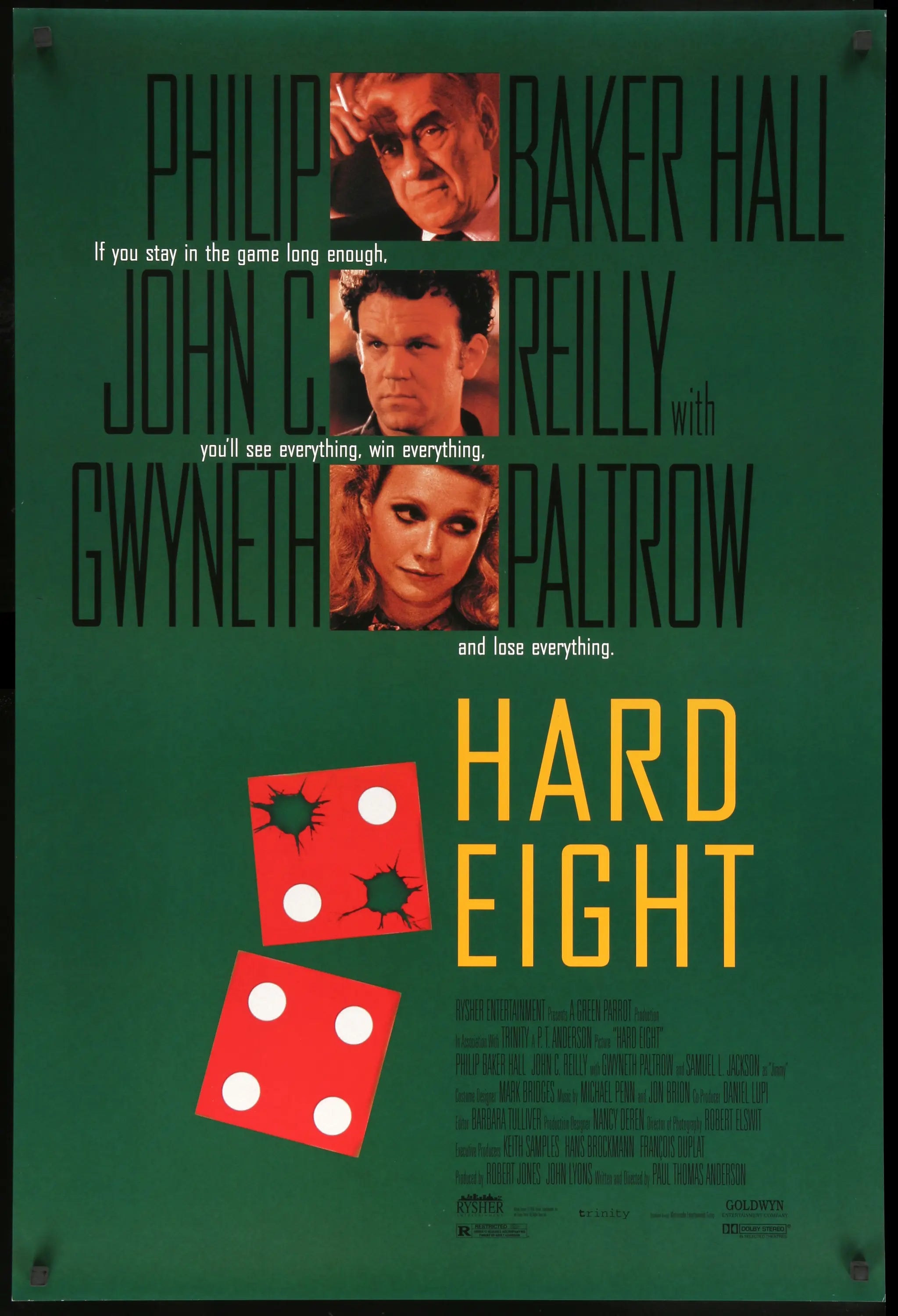 Hard Eight (1996) original movie poster for sale at Originalfilmart