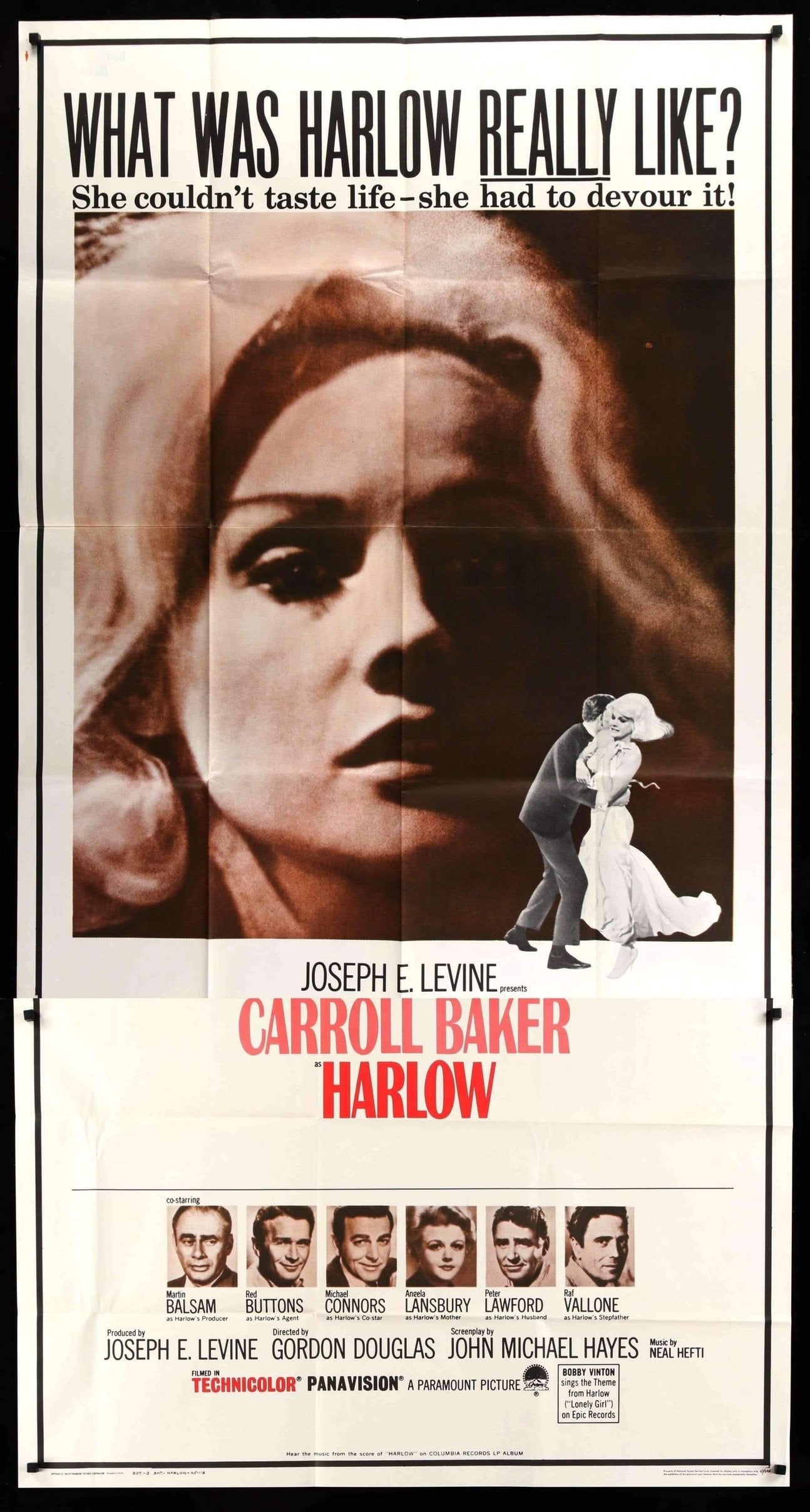 Harlow (1965) original movie poster for sale at Originalfilmart