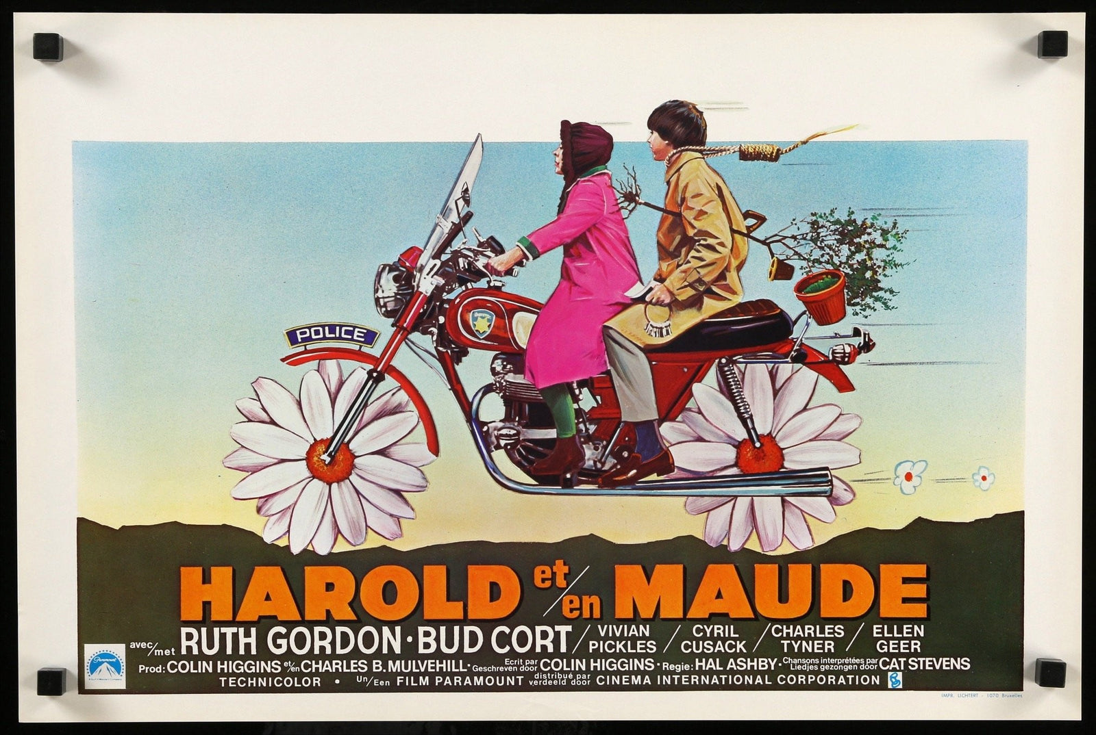 Harold and Maude (1971) original movie poster for sale at Originalfilmart