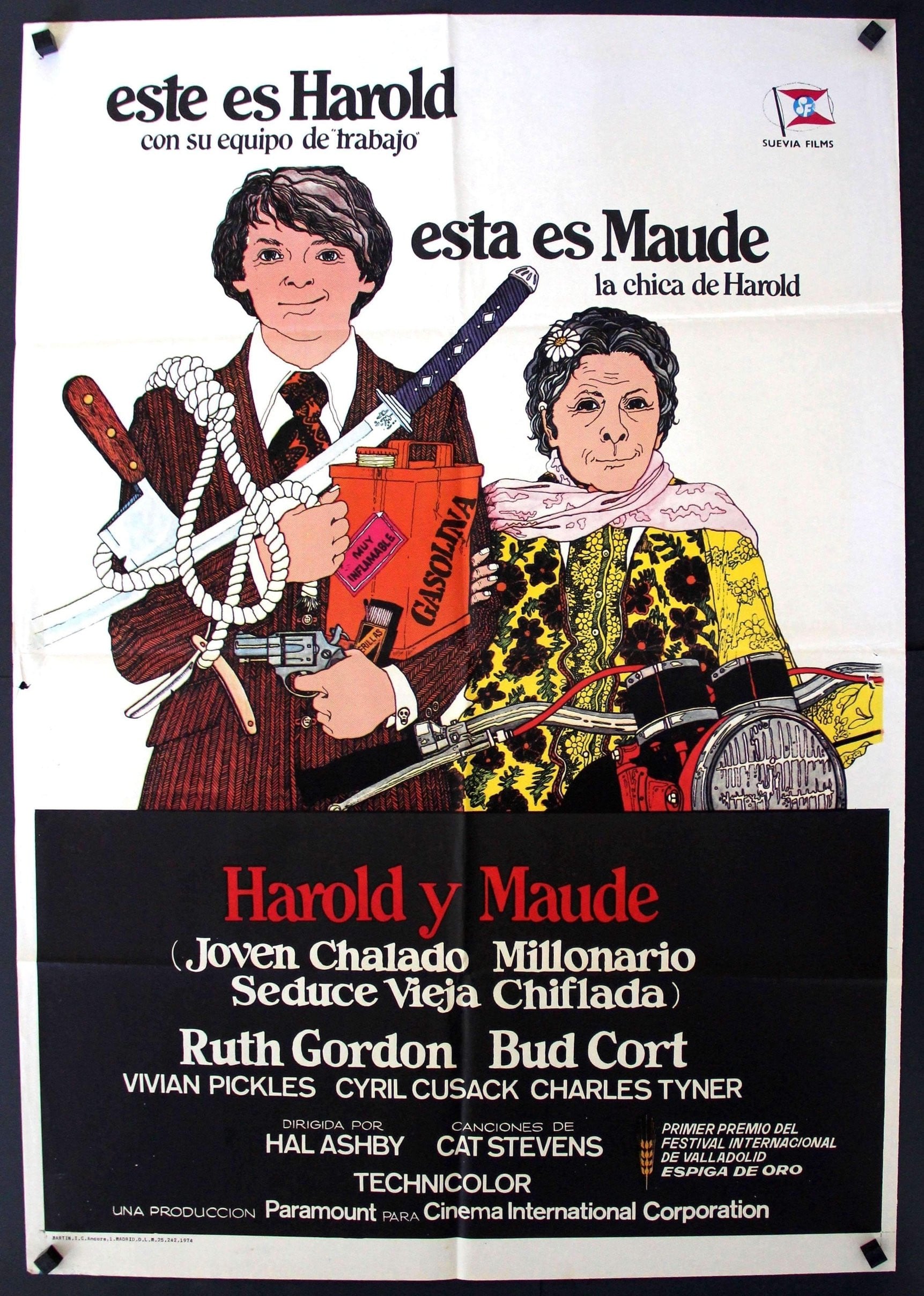 Harold and Maude (1971) original movie poster for sale at Originalfilmart