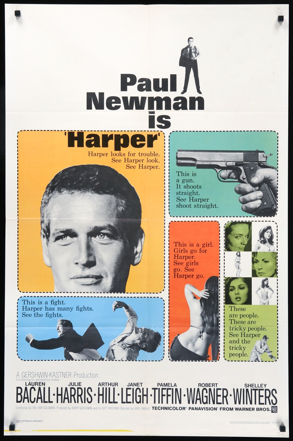 Harper (1966) original movie poster for sale at Originalfilmart