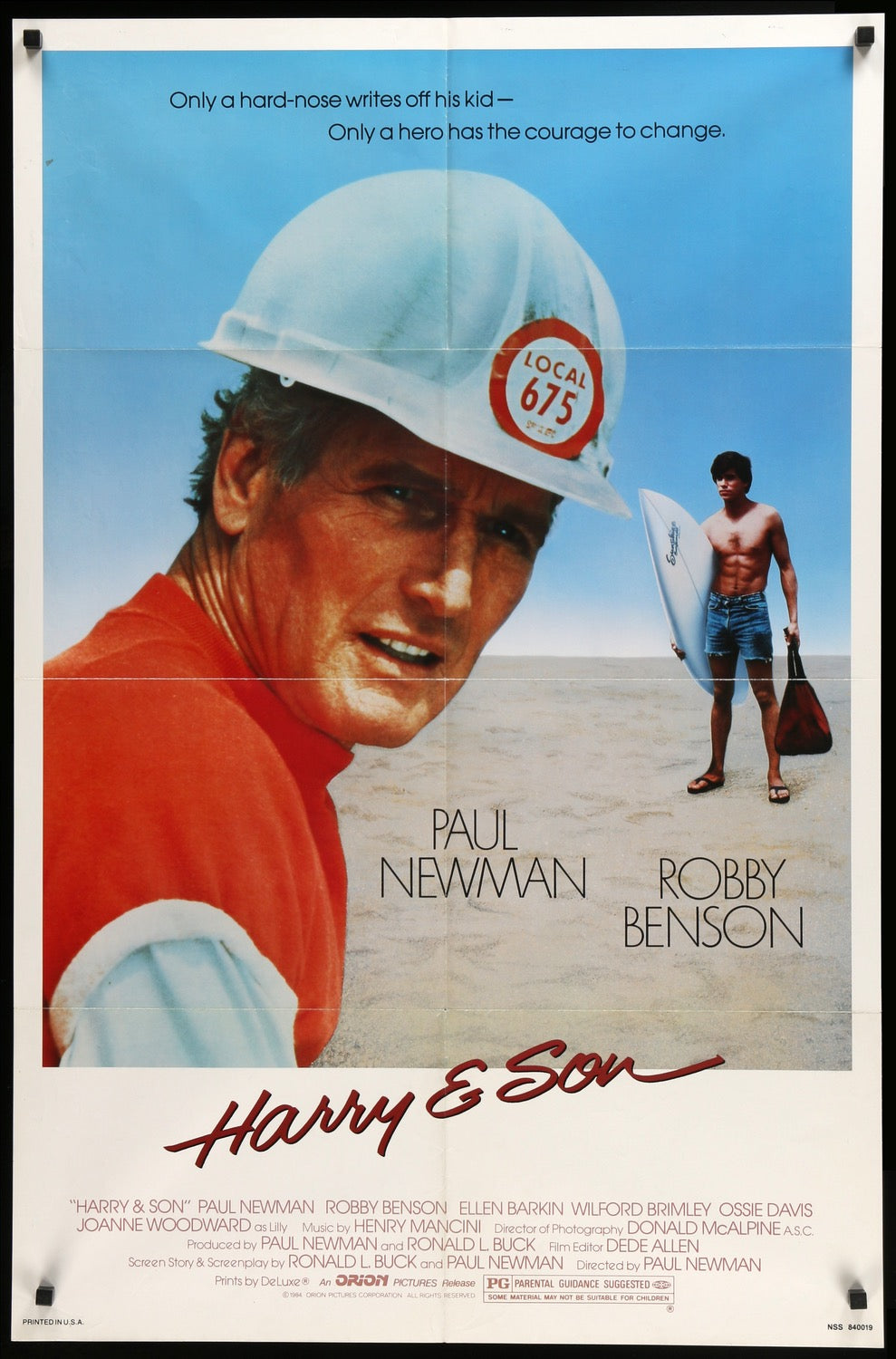 Harry and Son (1984) original movie poster for sale at Originalfilmart