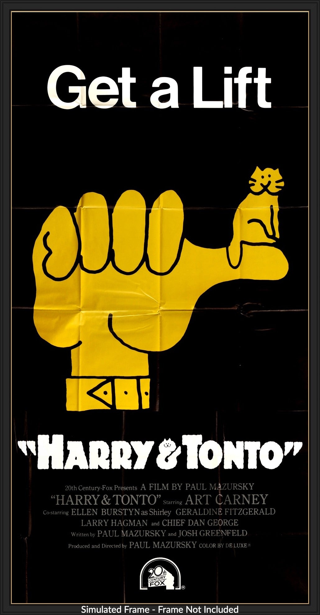 Harry and Tonto (1974) original movie poster for sale at Originalfilmart