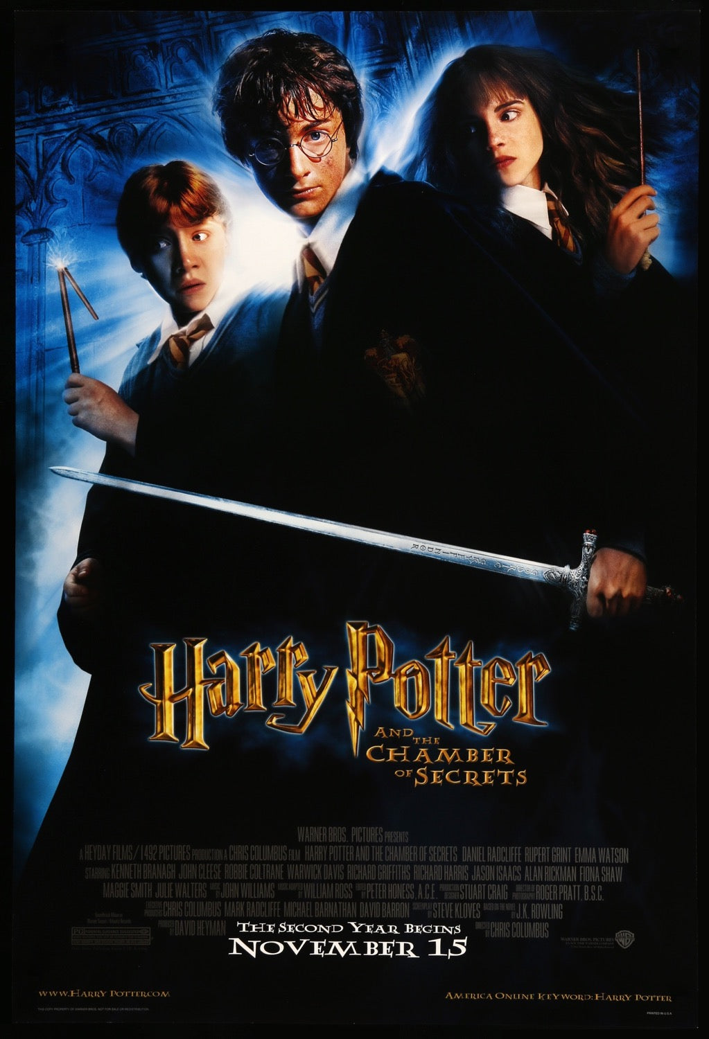 Harry Potter and the Chamber of Secrets (2002) original movie poster for sale at Originalfilmart