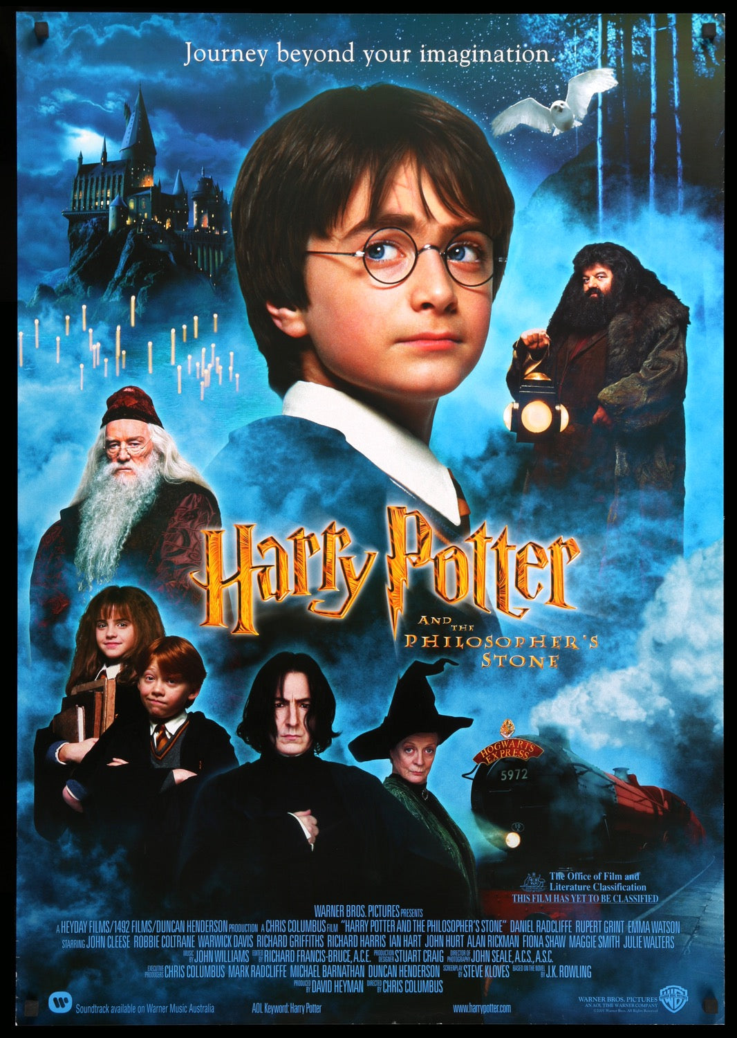 Harry Potter and the Philosopher's Stone (2001) original movie poster for sale at Originalfilmart
