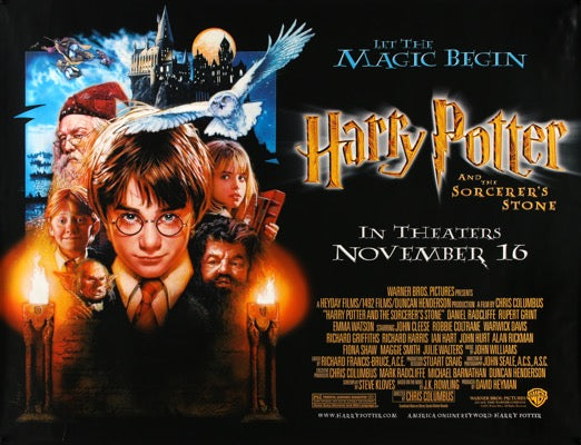 Harry Potter and the Sorcerer's Stone (2001) original movie poster for sale at Originalfilmart