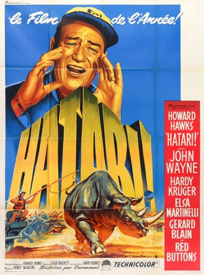 Hatari! (1962) original movie poster for sale at Originalfilmart