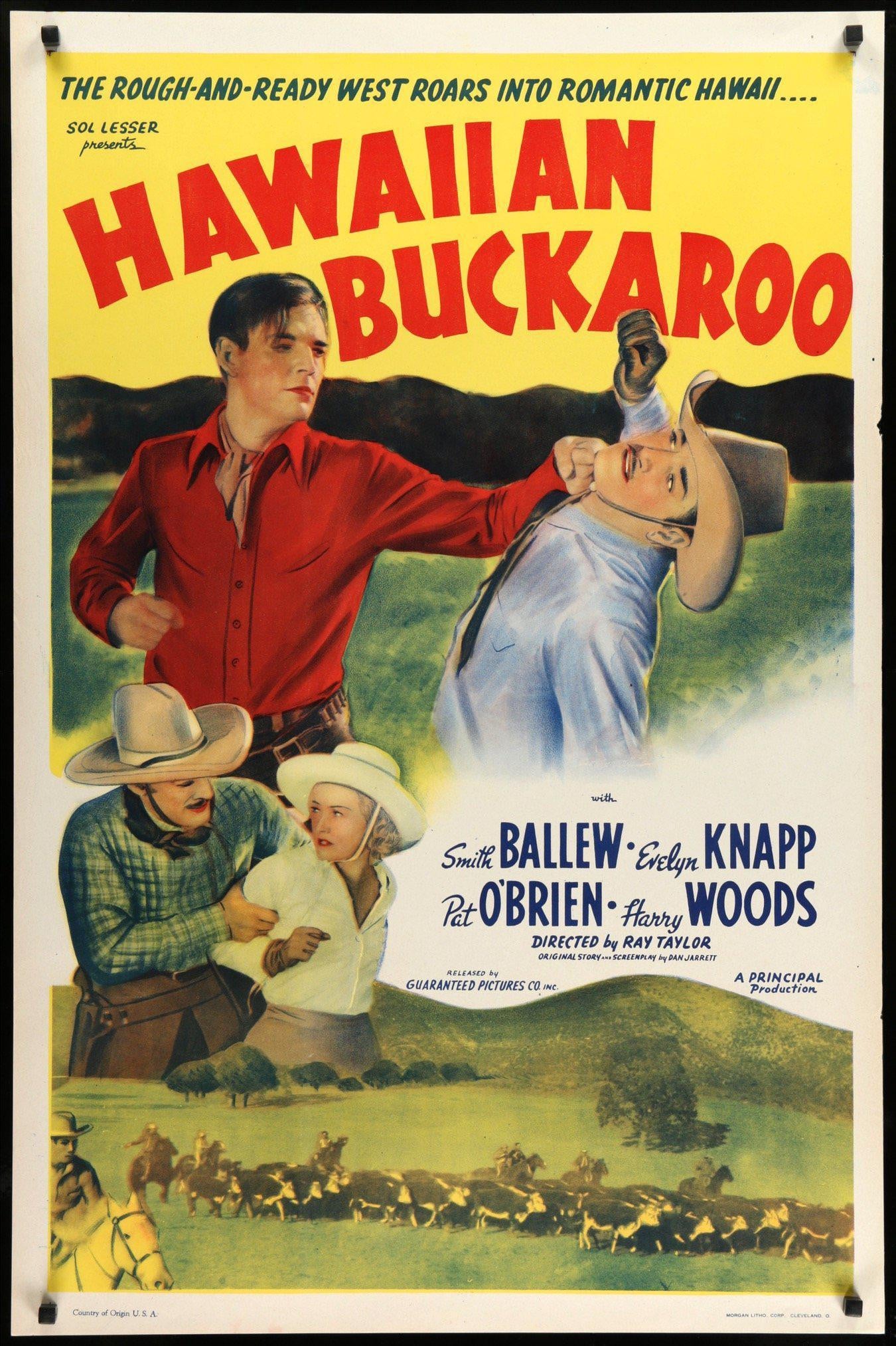 Hawaiian Buckaroo (1937) original movie poster for sale at Originalfilmart