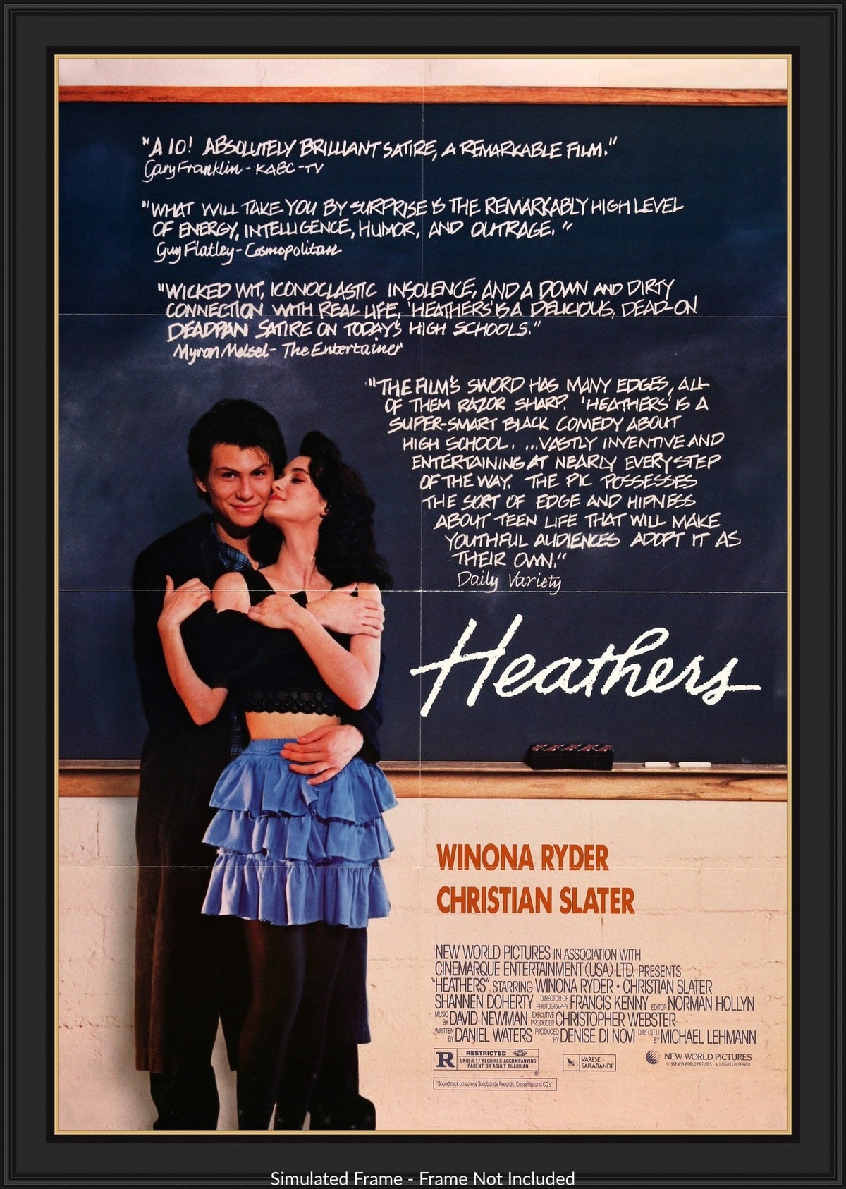Heathers (1989) original movie poster for sale at Originalfilmart