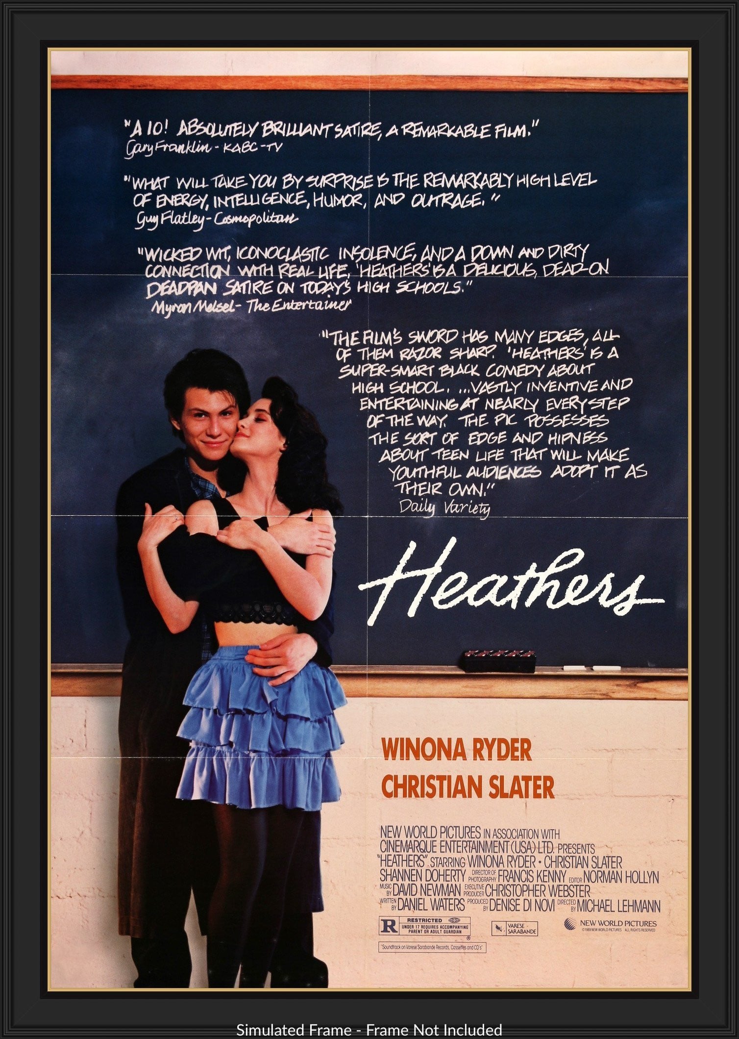 Heathers (1989) original movie poster for sale at Originalfilmart