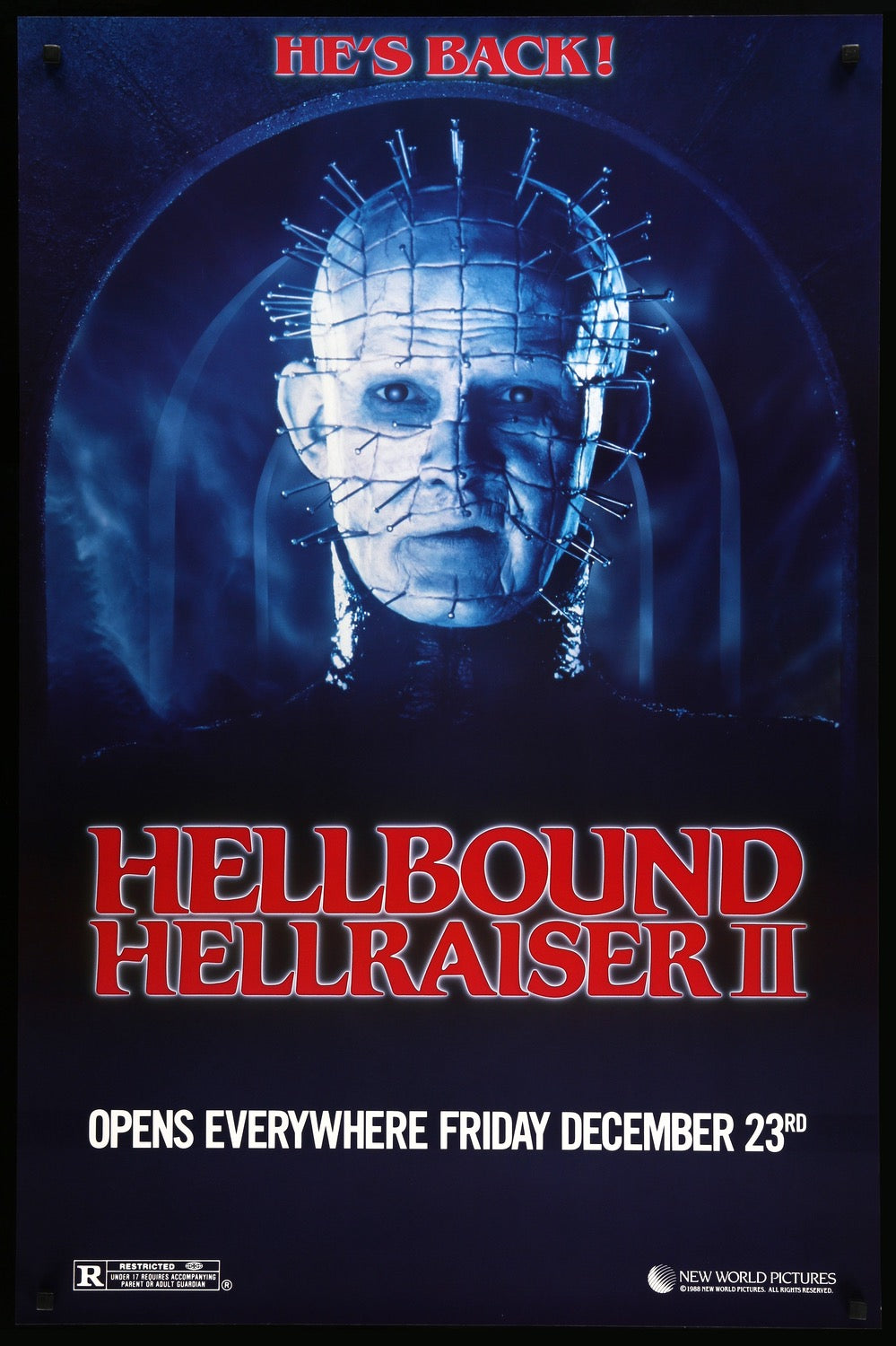 Hellbound - Hellraiser II (1988) original movie poster for sale at Originalfilmart