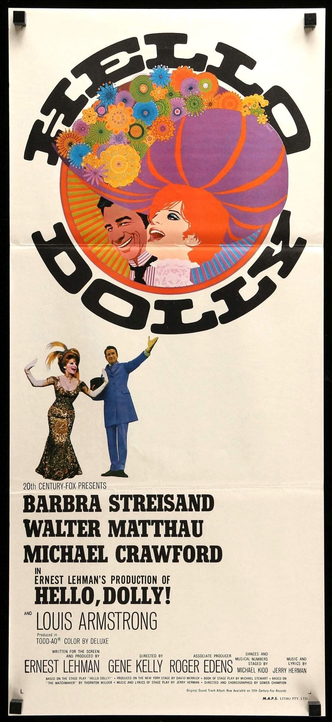 Hello, Dolly! (1969) original movie poster for sale at Originalfilmart