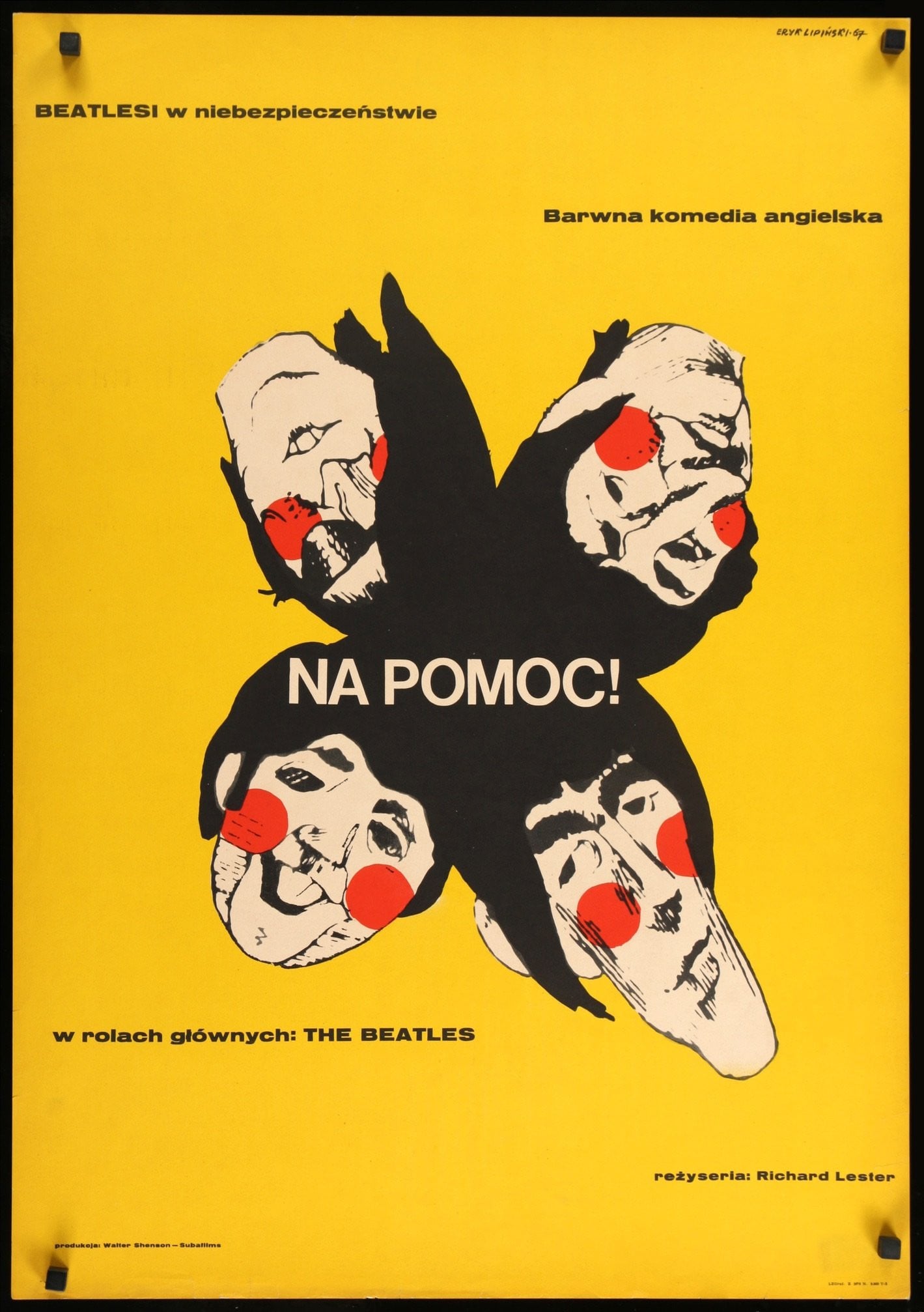 Help! (1965) original movie poster for sale at Originalfilmart