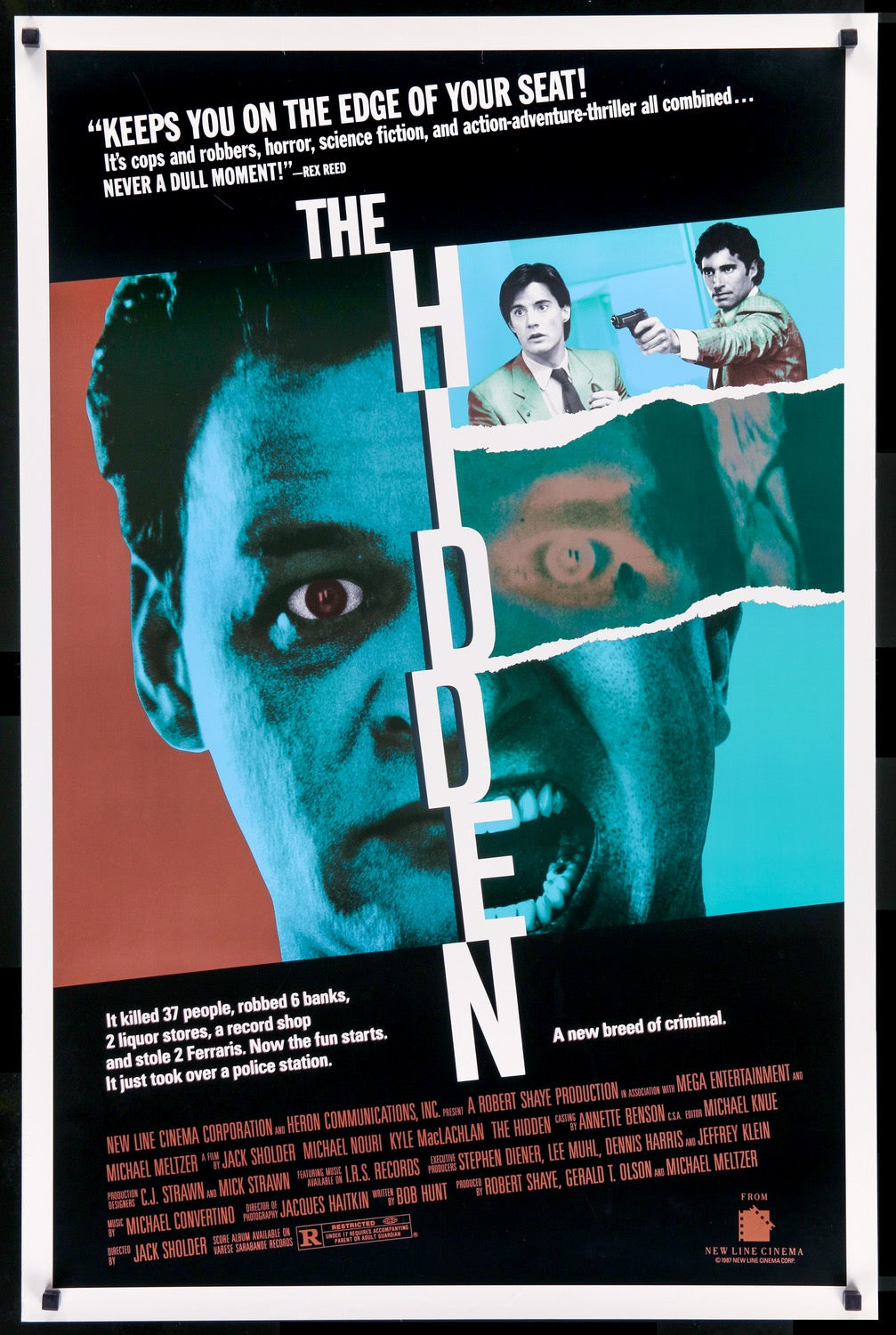 Hidden (1987) original movie poster for sale at Originalfilmart