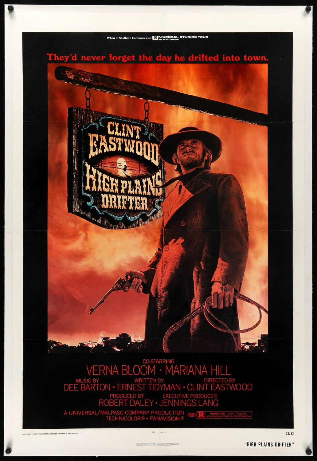 High Plains Drifter (1973) original movie poster for sale at Originalfilmart