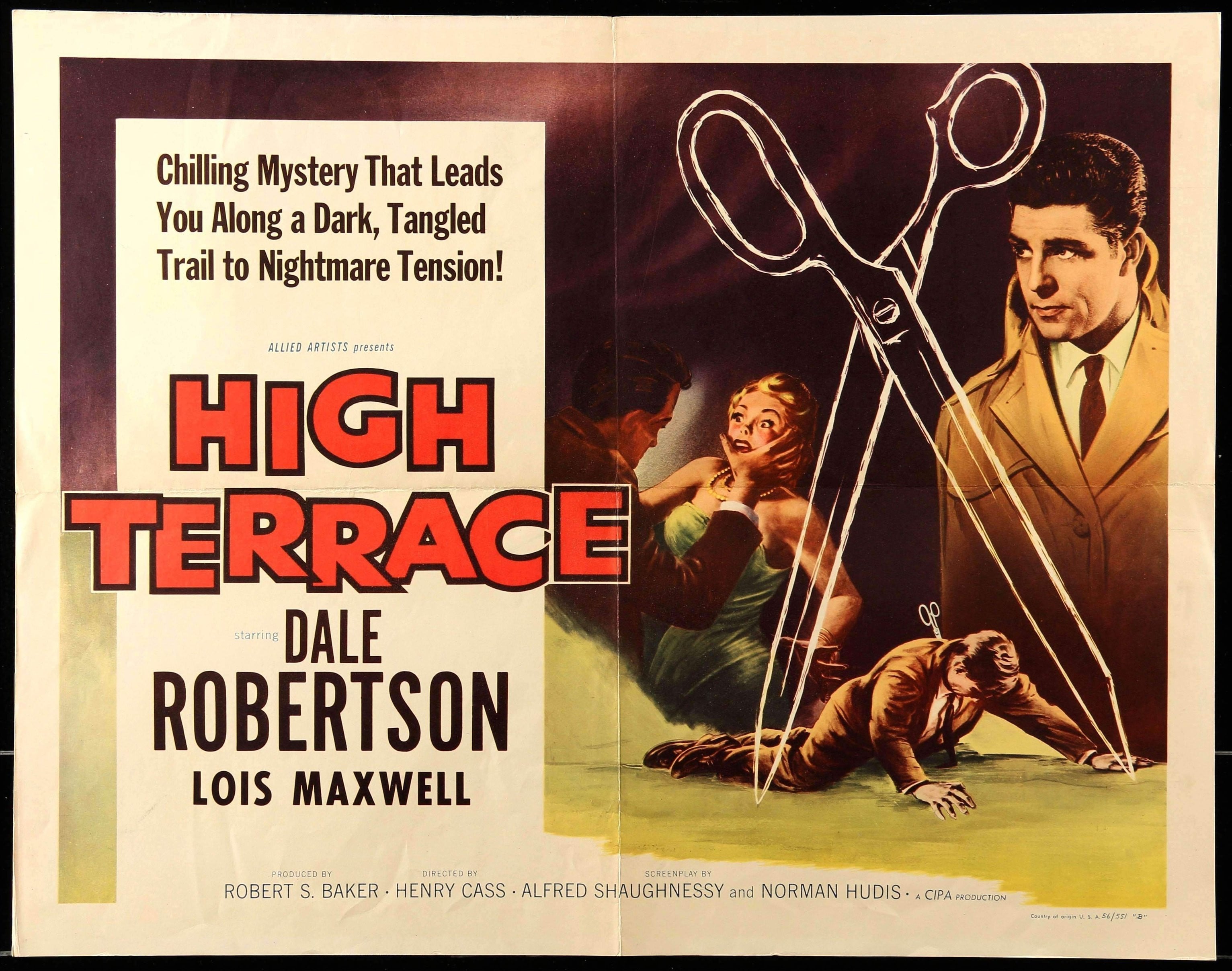 High Terrace (1956) original movie poster for sale at Originalfilmart