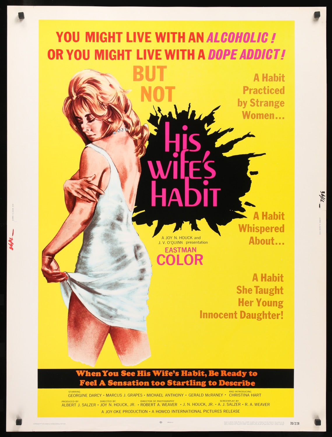 His Wife's Habit (1970) original movie poster for sale at Originalfilmart