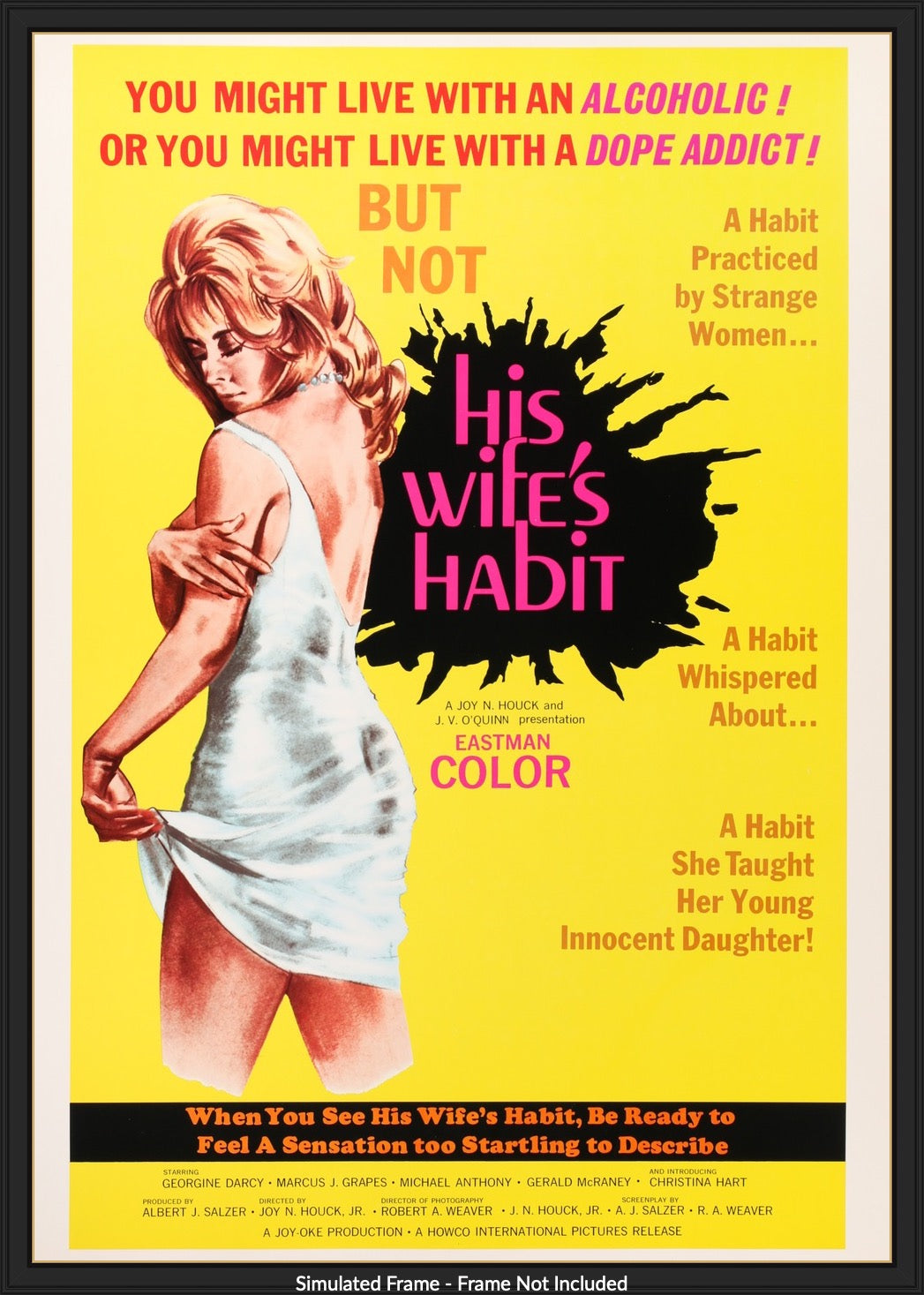 His Wife's Habit (1970) original movie poster for sale at Originalfilmart