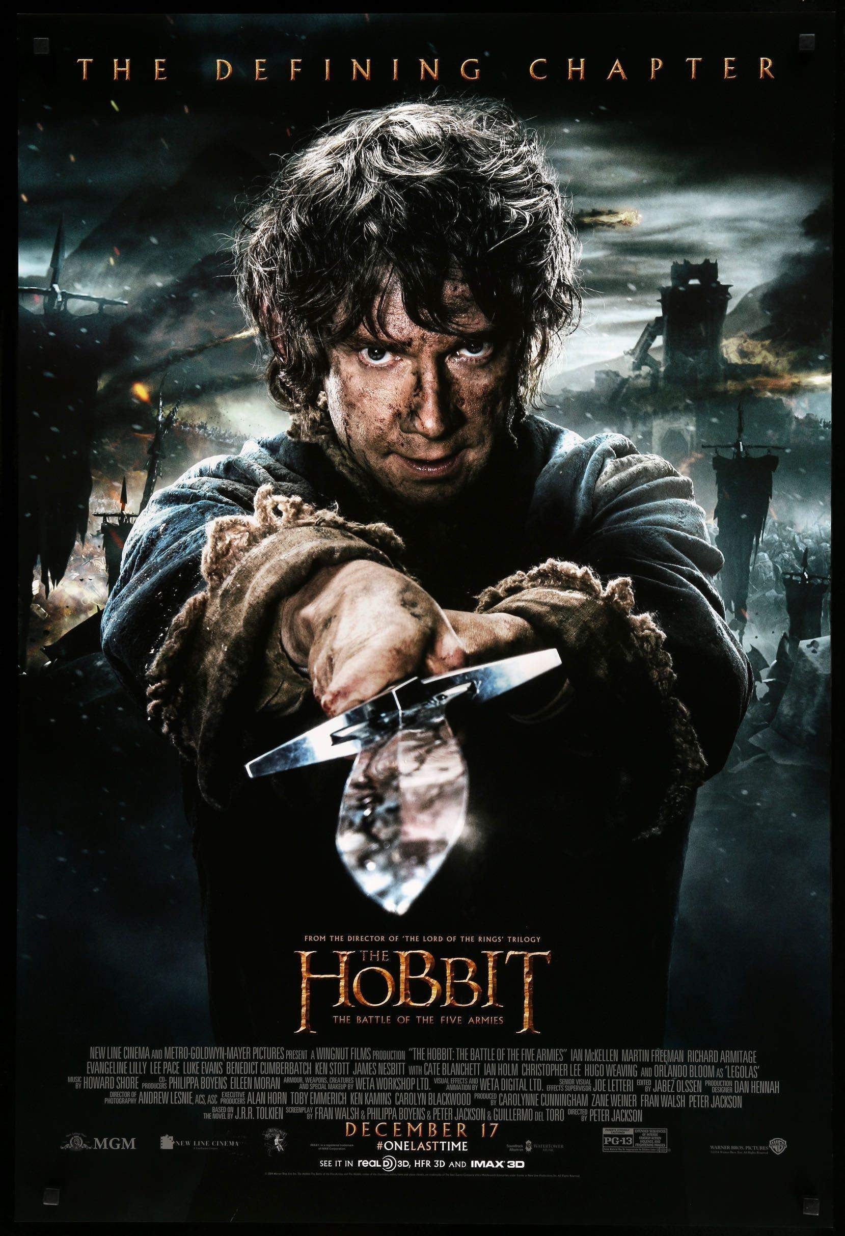 Hobbit: The Battle of the Five Armies (2014) original movie poster for sale at Originalfilmart