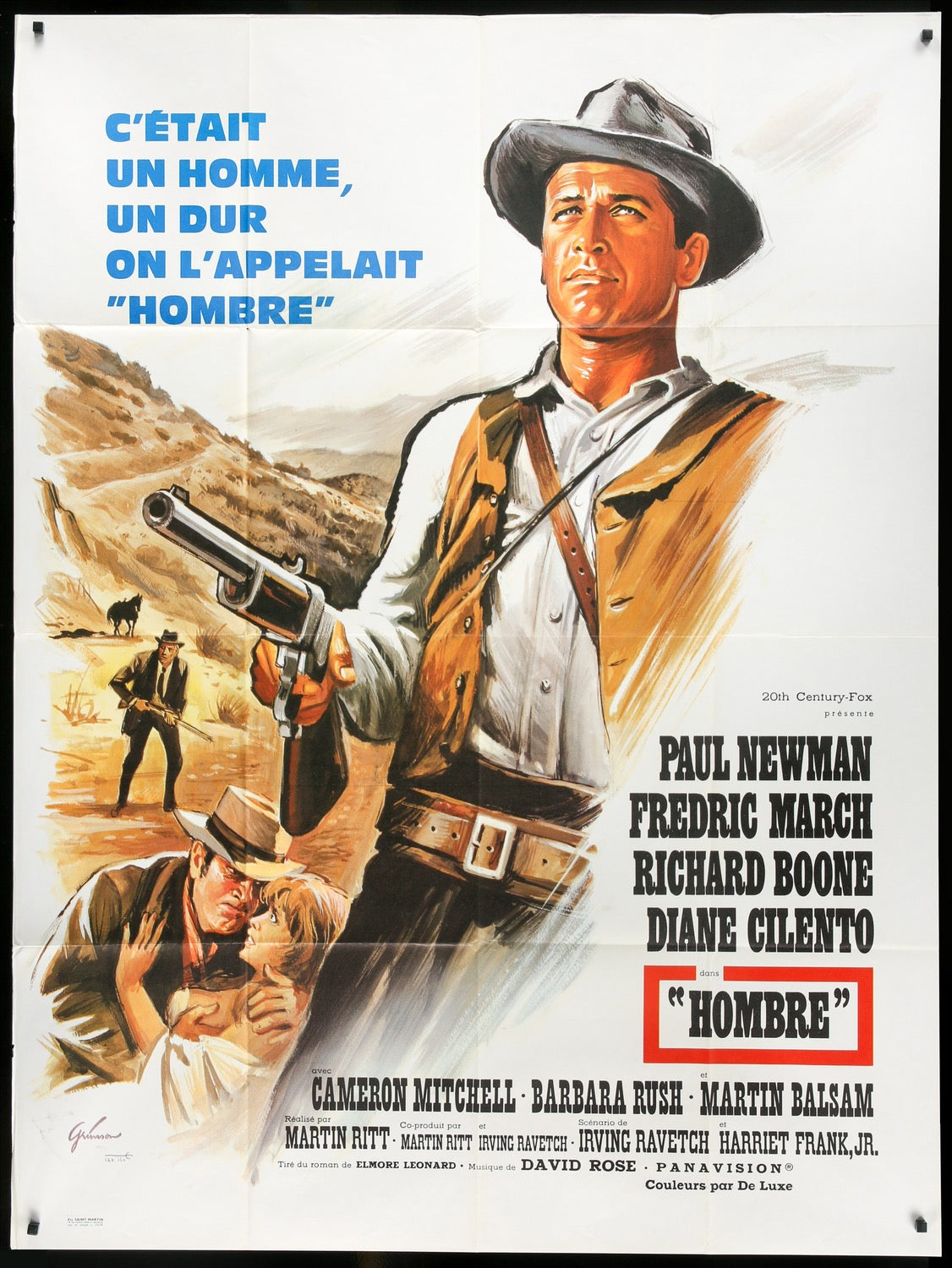 Hombre (1967) original movie poster for sale at Originalfilmart