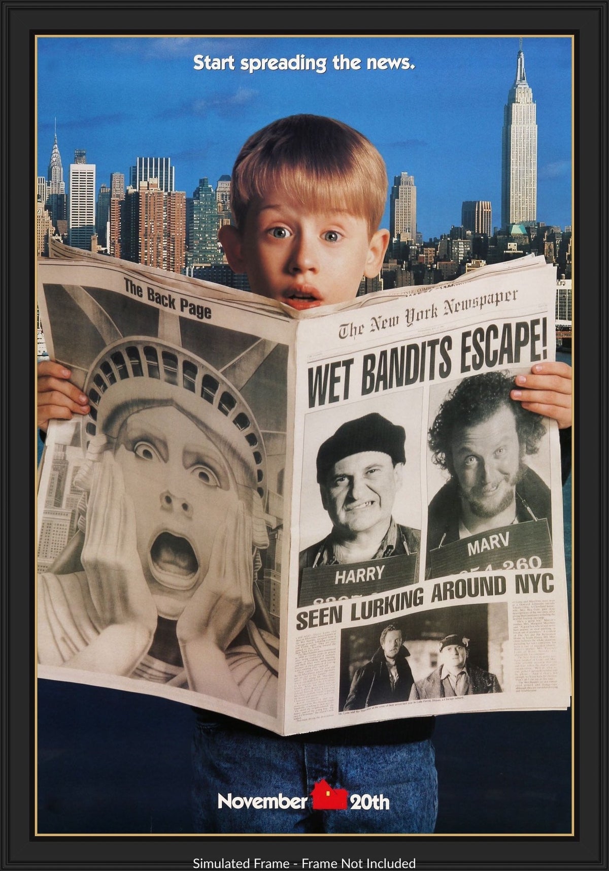 Home Alone 2 (1992) original movie poster for sale at Originalfilmart
