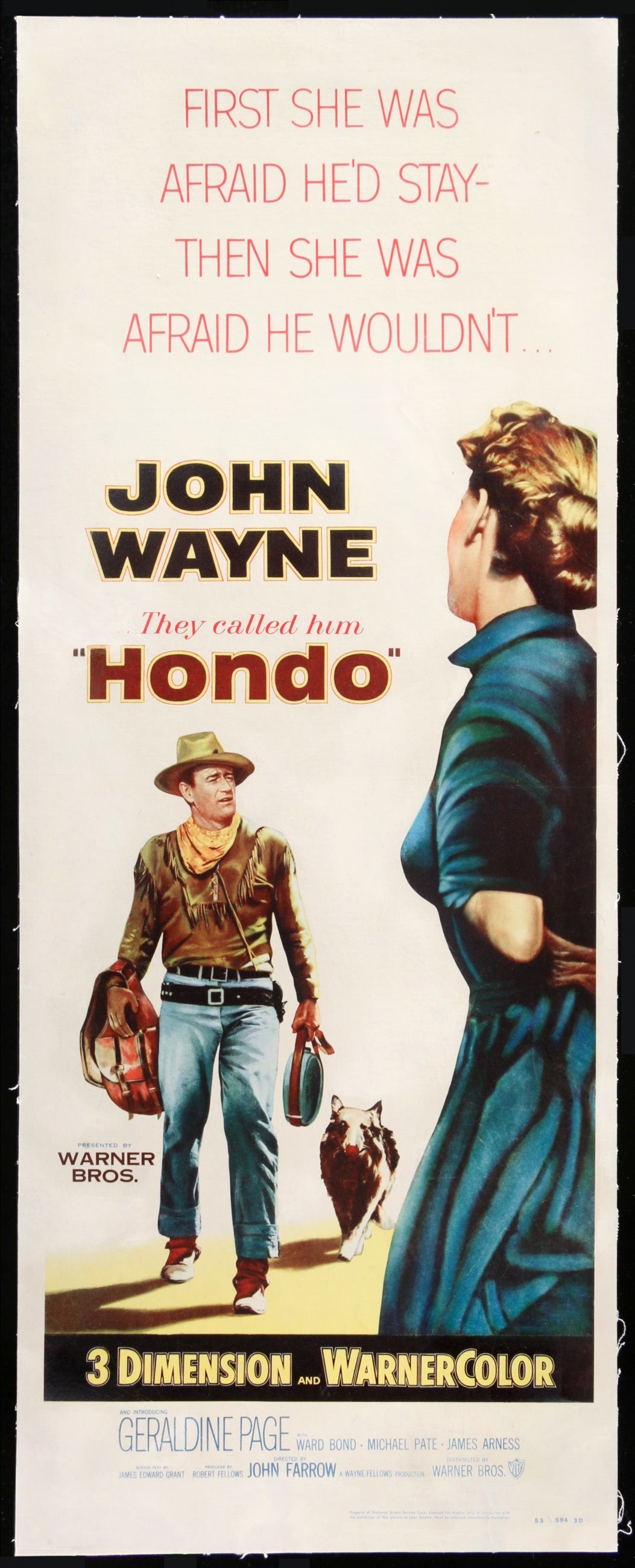 Hondo (1953) original movie poster for sale at Originalfilmart