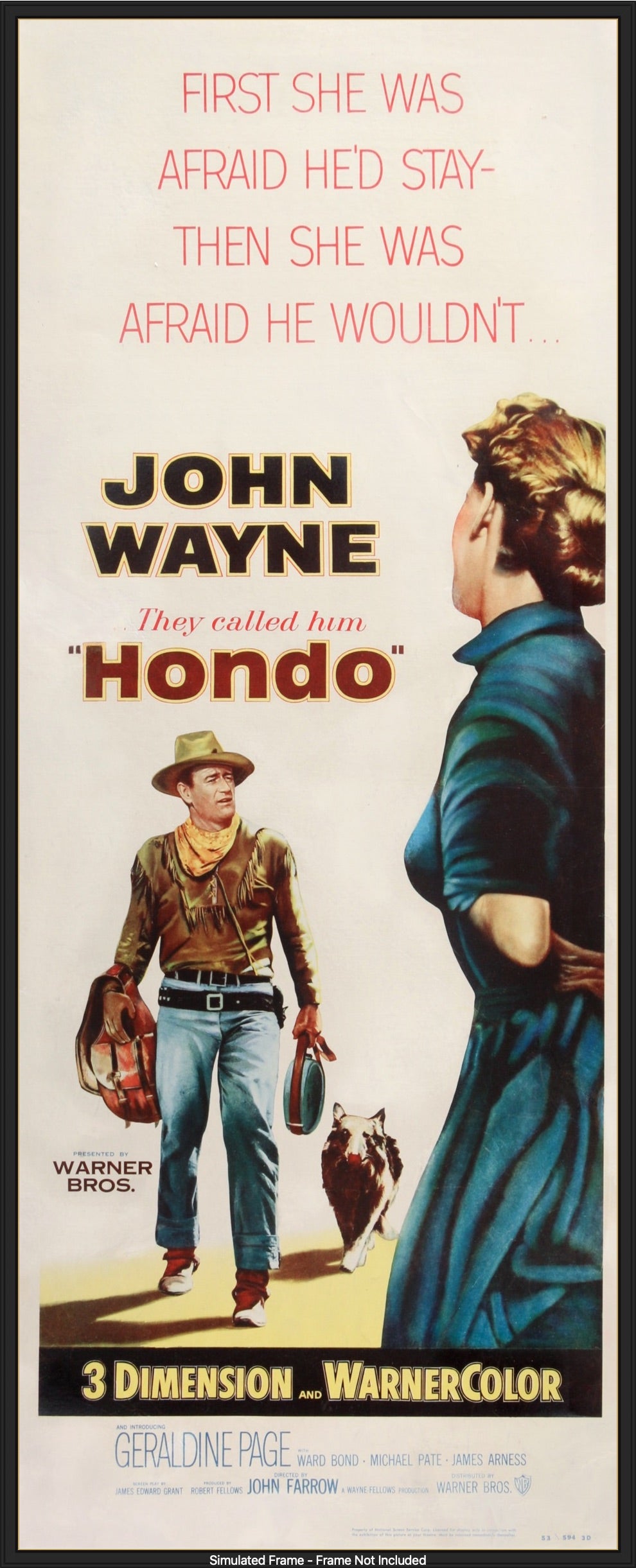 Hondo (1953) original movie poster for sale at Originalfilmart