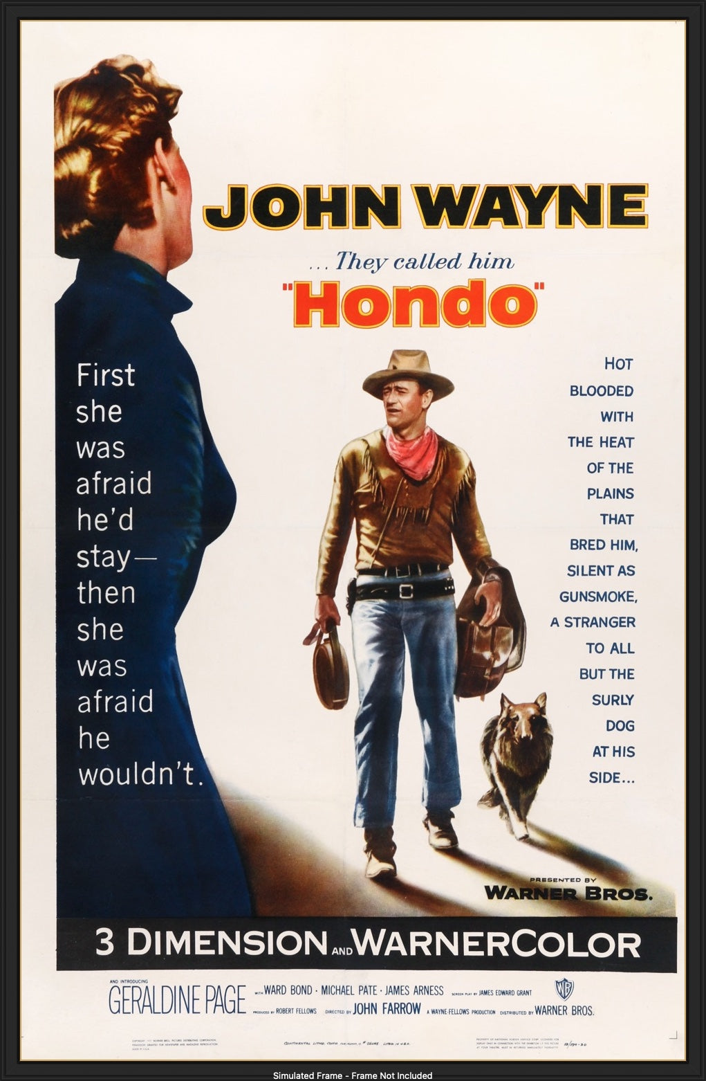 Hondo (1953) original movie poster for sale at Originalfilmart