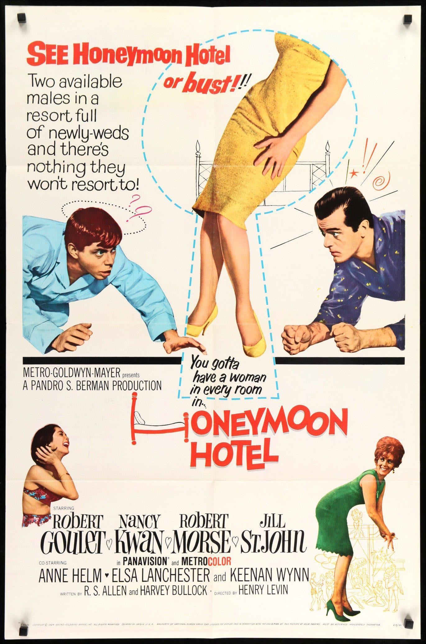 Honeymoon Hotel (1964) original movie poster for sale at Originalfilmart