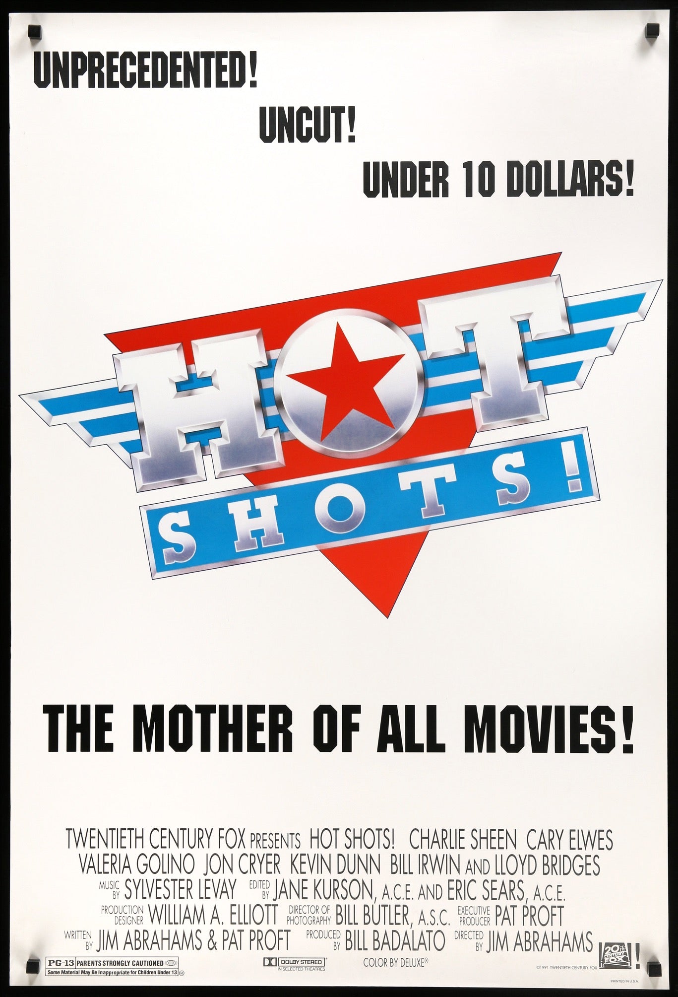 Hot Shots (1991) original movie poster for sale at Originalfilmart
