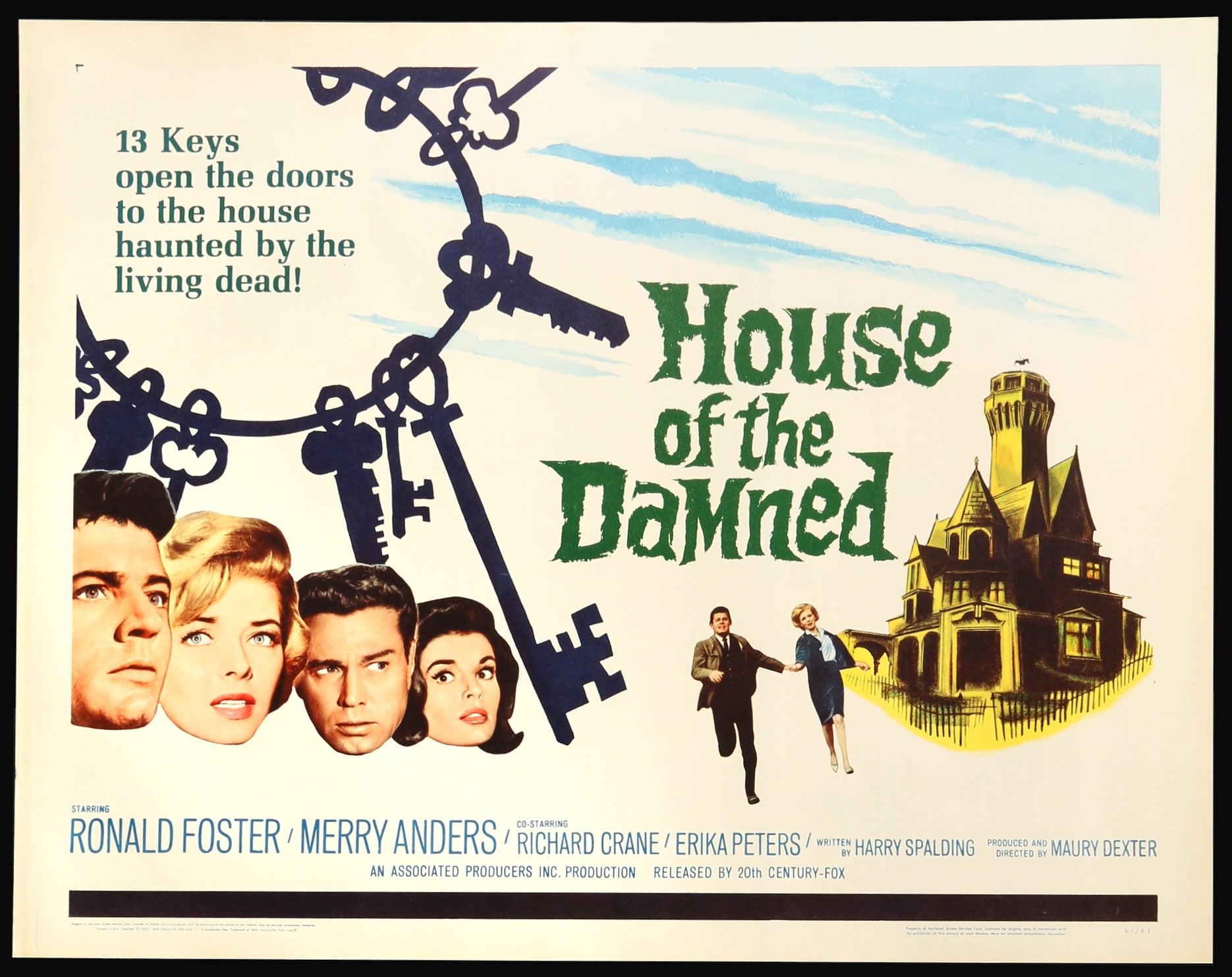 House of the Damned (1963) original movie poster for sale at Originalfilmart