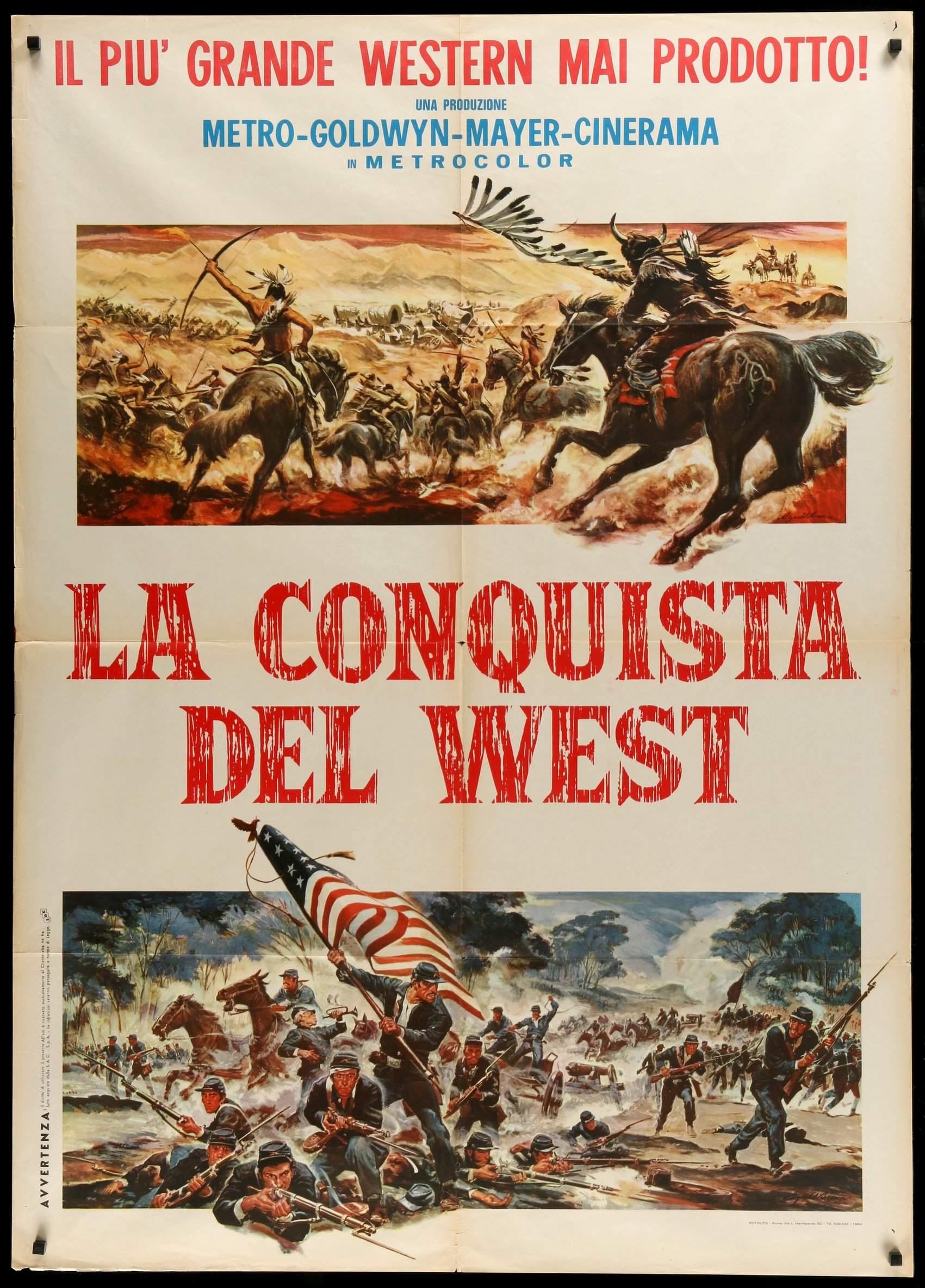 How the West Was Won (1962) original movie poster for sale at Originalfilmart