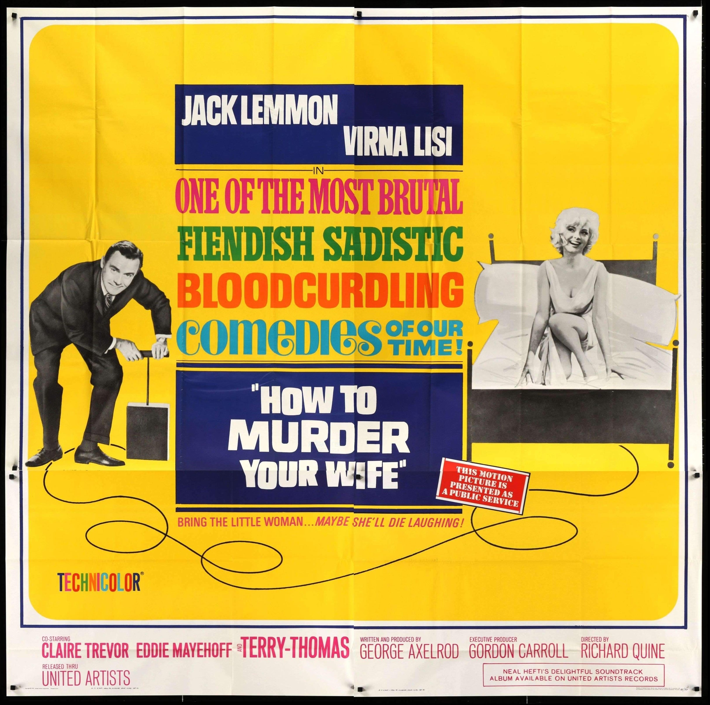 How to Murder Your Wife (1965) original movie poster for sale at Originalfilmart