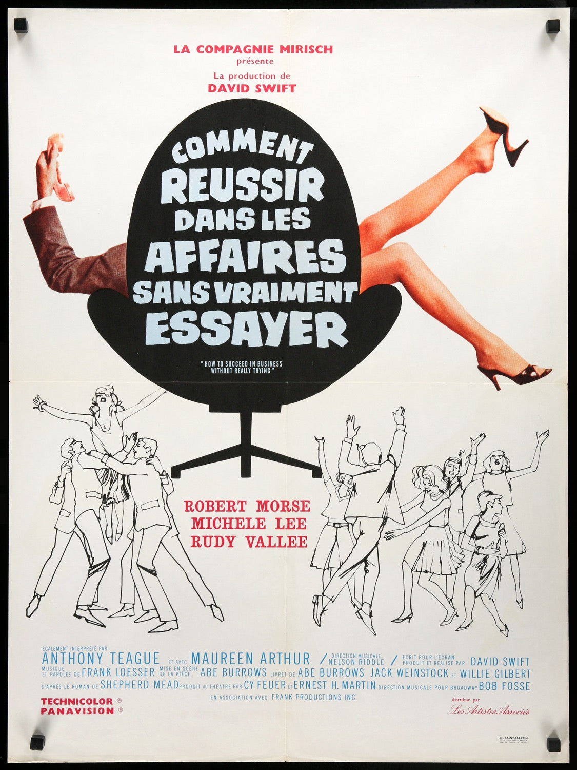 How to Succeed in Business Without Really Trying (1967) original movie poster for sale at Originalfilmart