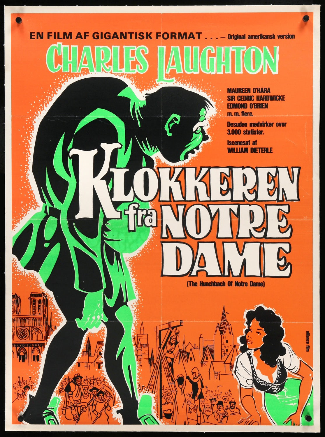 Hunchback of Notre Dame (1939) original movie poster for sale at Originalfilmart
