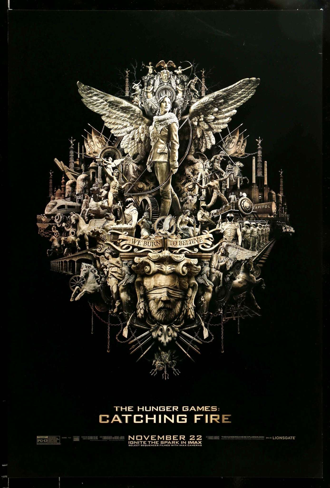 Hunger Games: Catching Fire (2013) original movie poster for sale at Originalfilmart