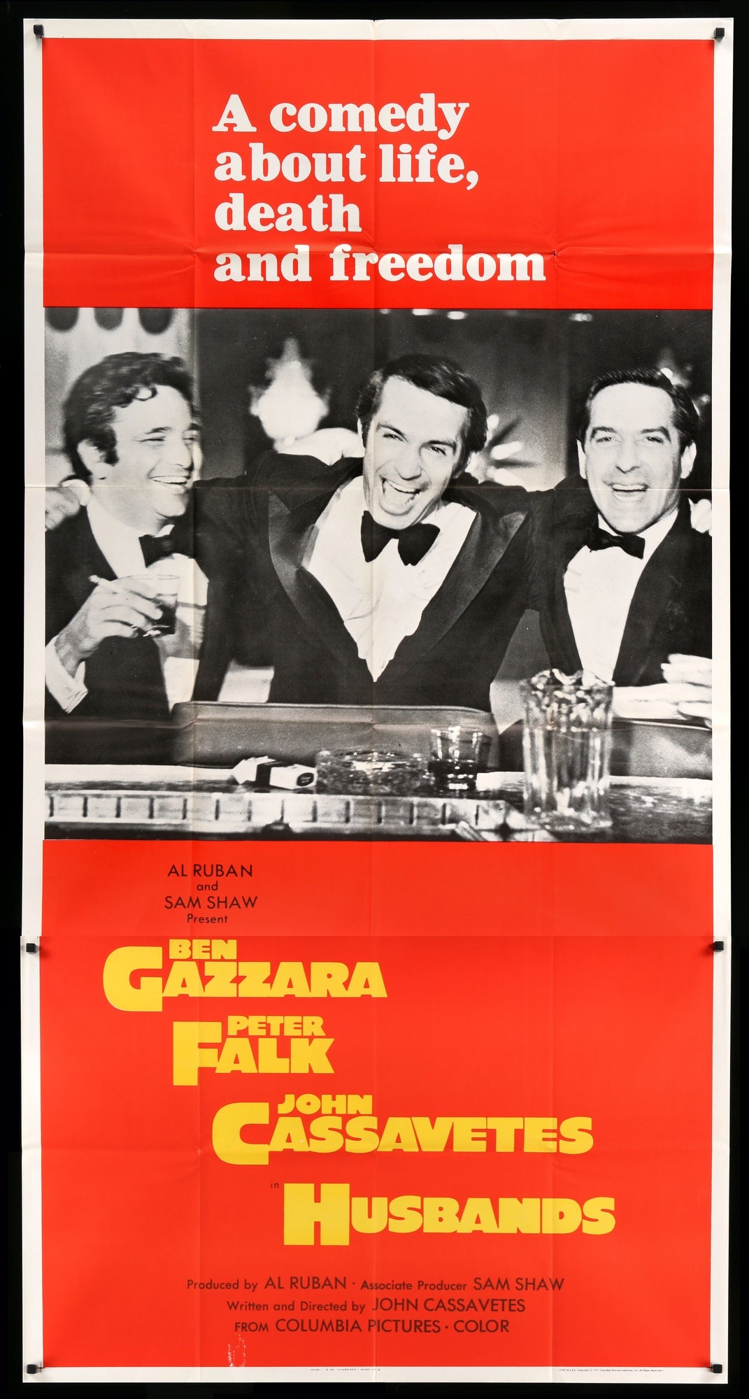 Husbands (1970) original movie poster for sale at Originalfilmart