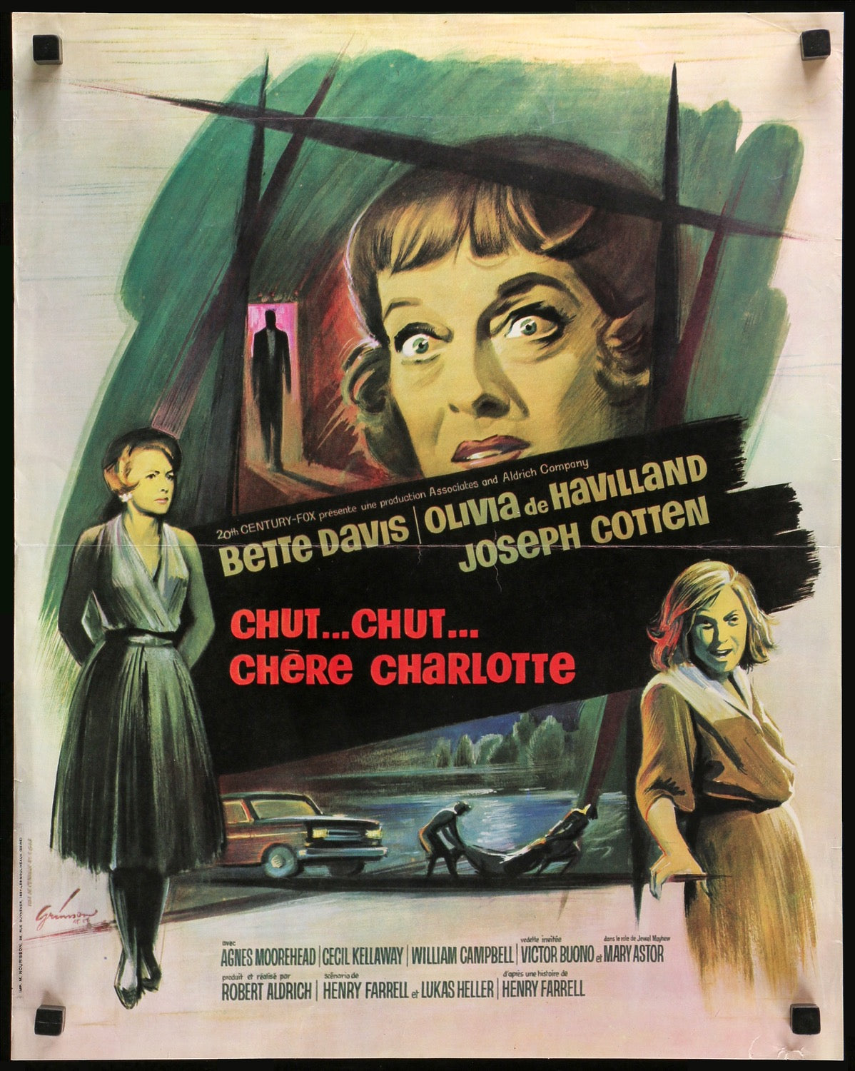 Hush... Hush, Sweet Charlotte (1964) original movie poster for sale at Originalfilmart