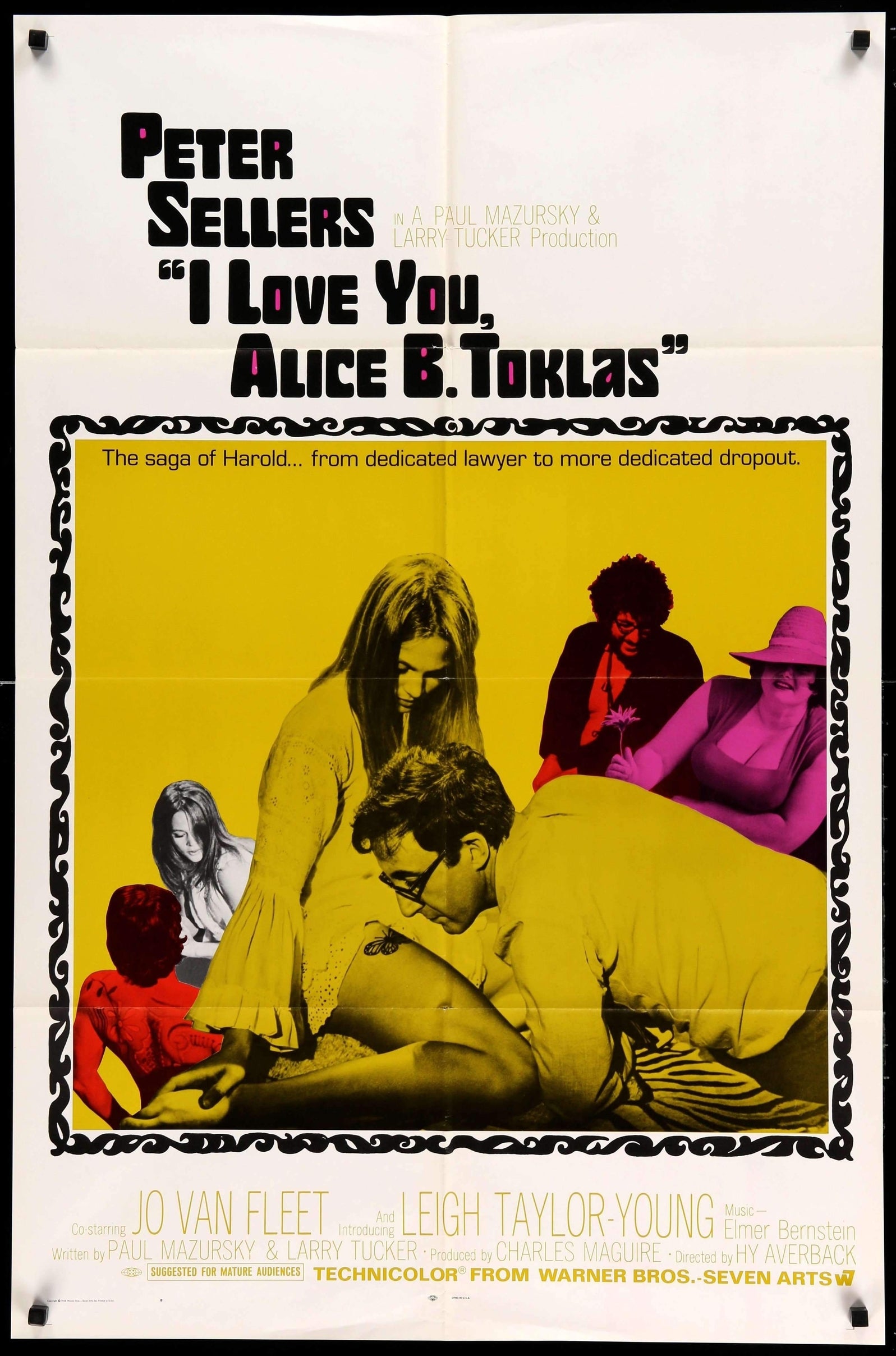 I Love You, Alice B. Toklas (1968) original movie poster for sale at Originalfilmart