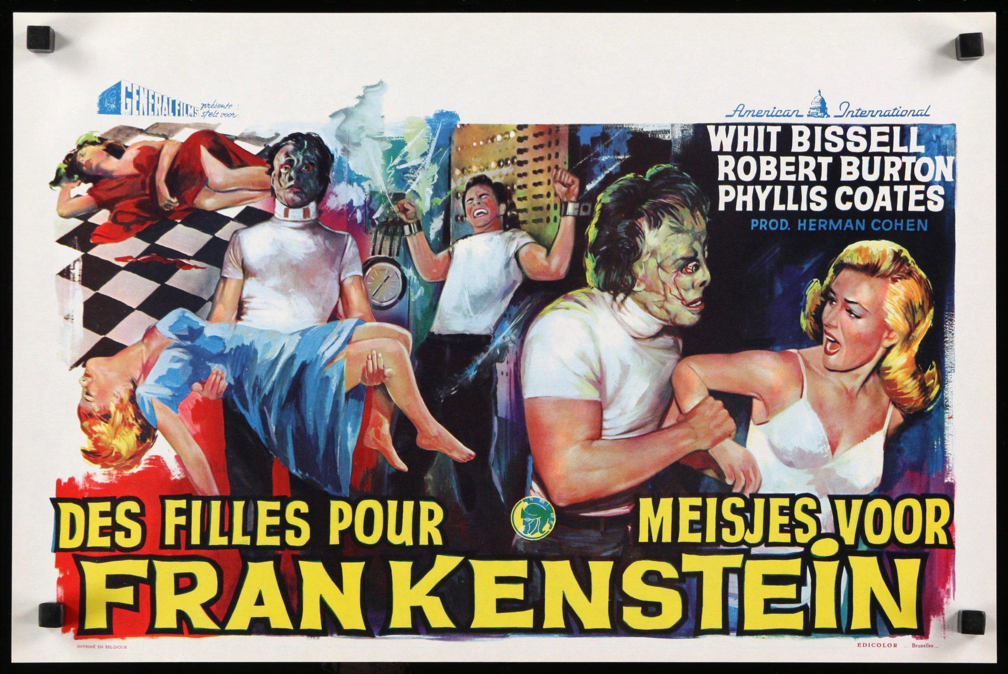 I Was a Teenage Frankenstein (1957) original movie poster for sale at Originalfilmart