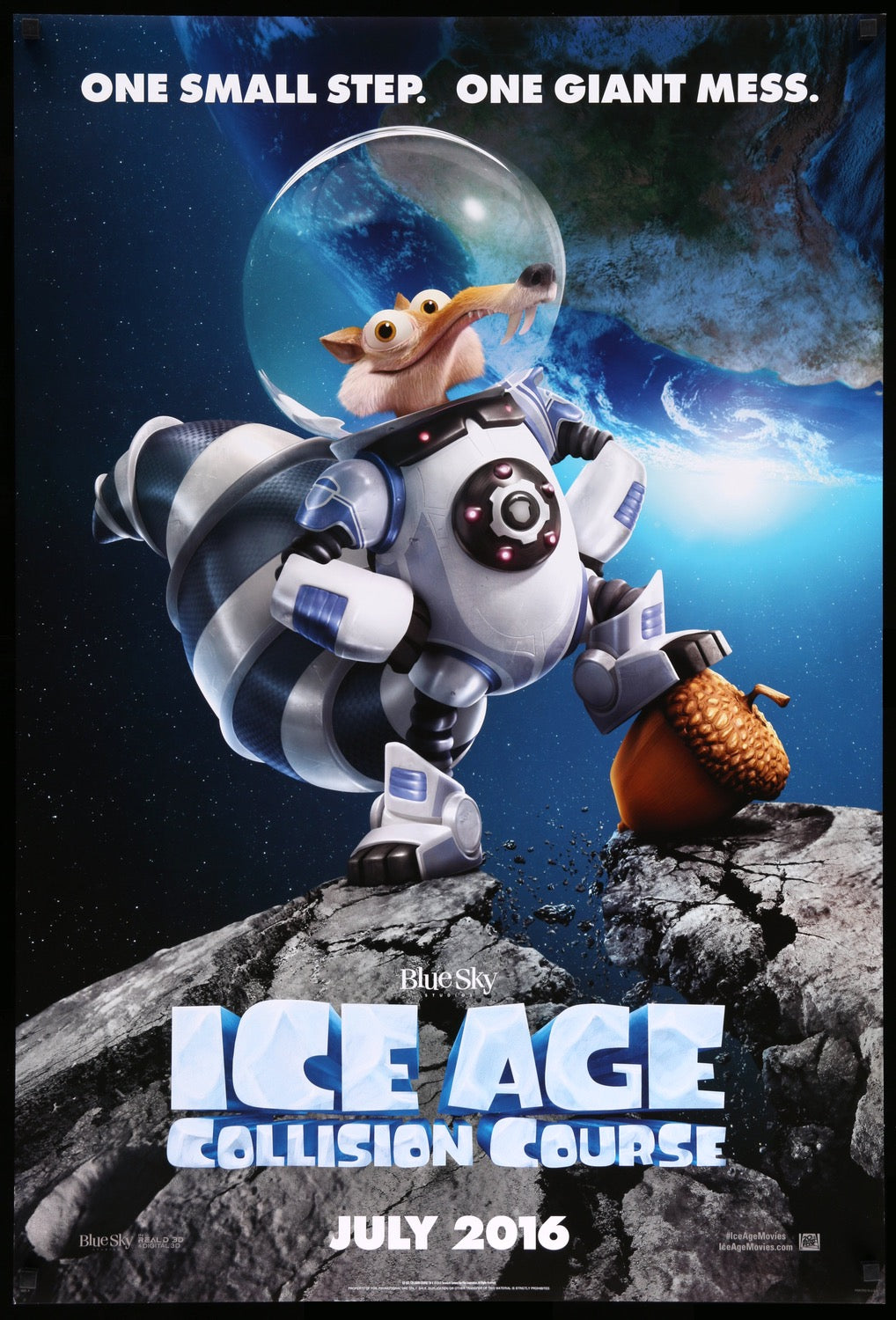 Ice Age: Collision Course (2016) original movie poster for sale at Originalfilmart