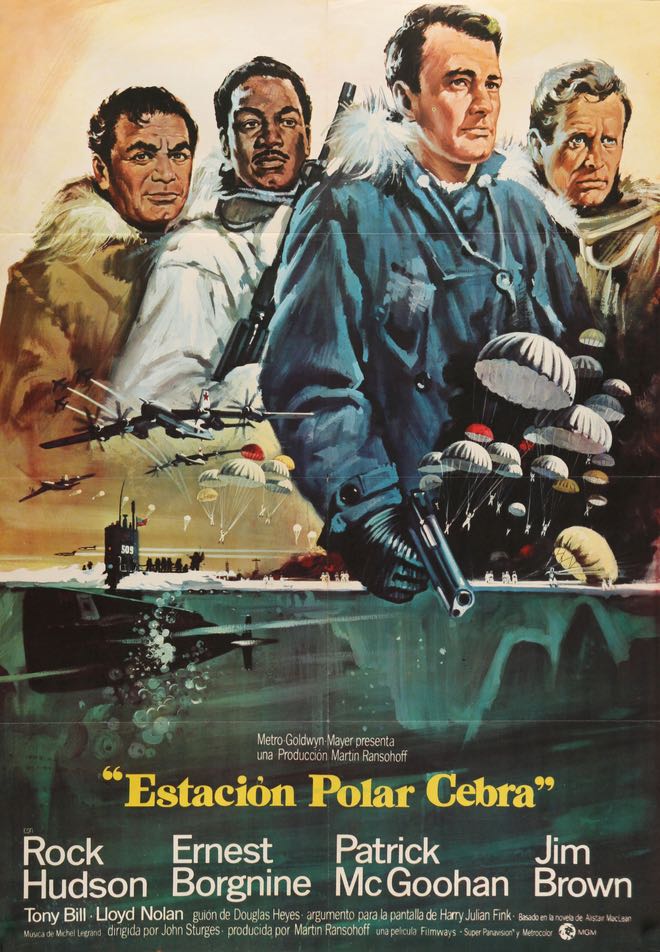 Ice Station Zebra (1968) original movie poster for sale at Originalfilmart