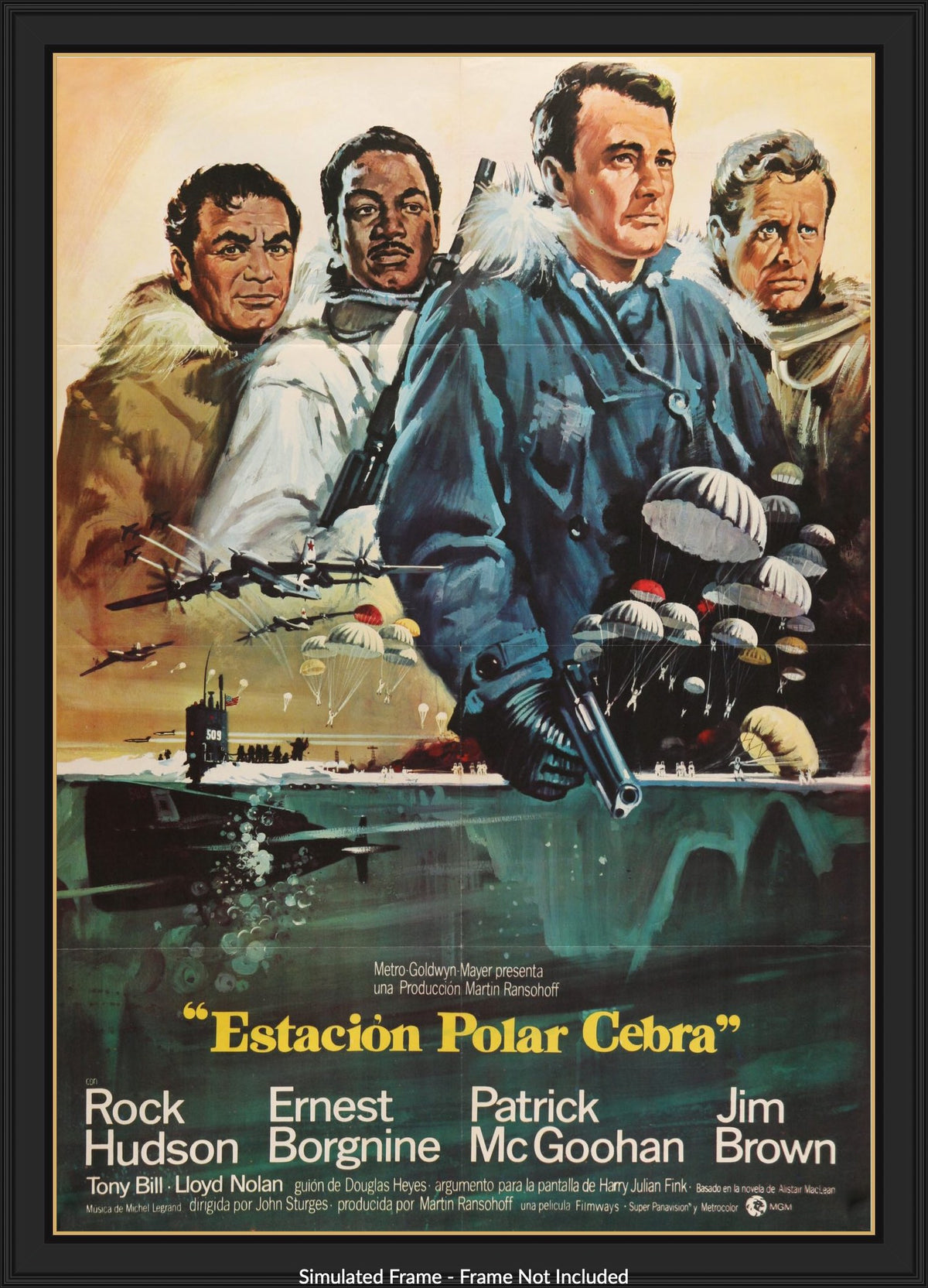Ice Station Zebra (1968) original movie poster for sale at Originalfilmart