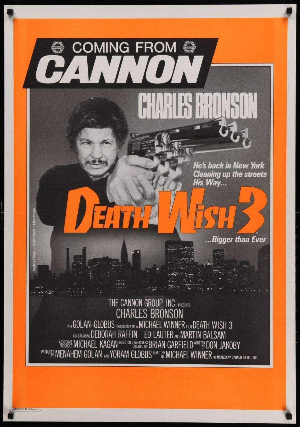 Death Wish 3 (1985) original movie poster for sale at Originalfilmart